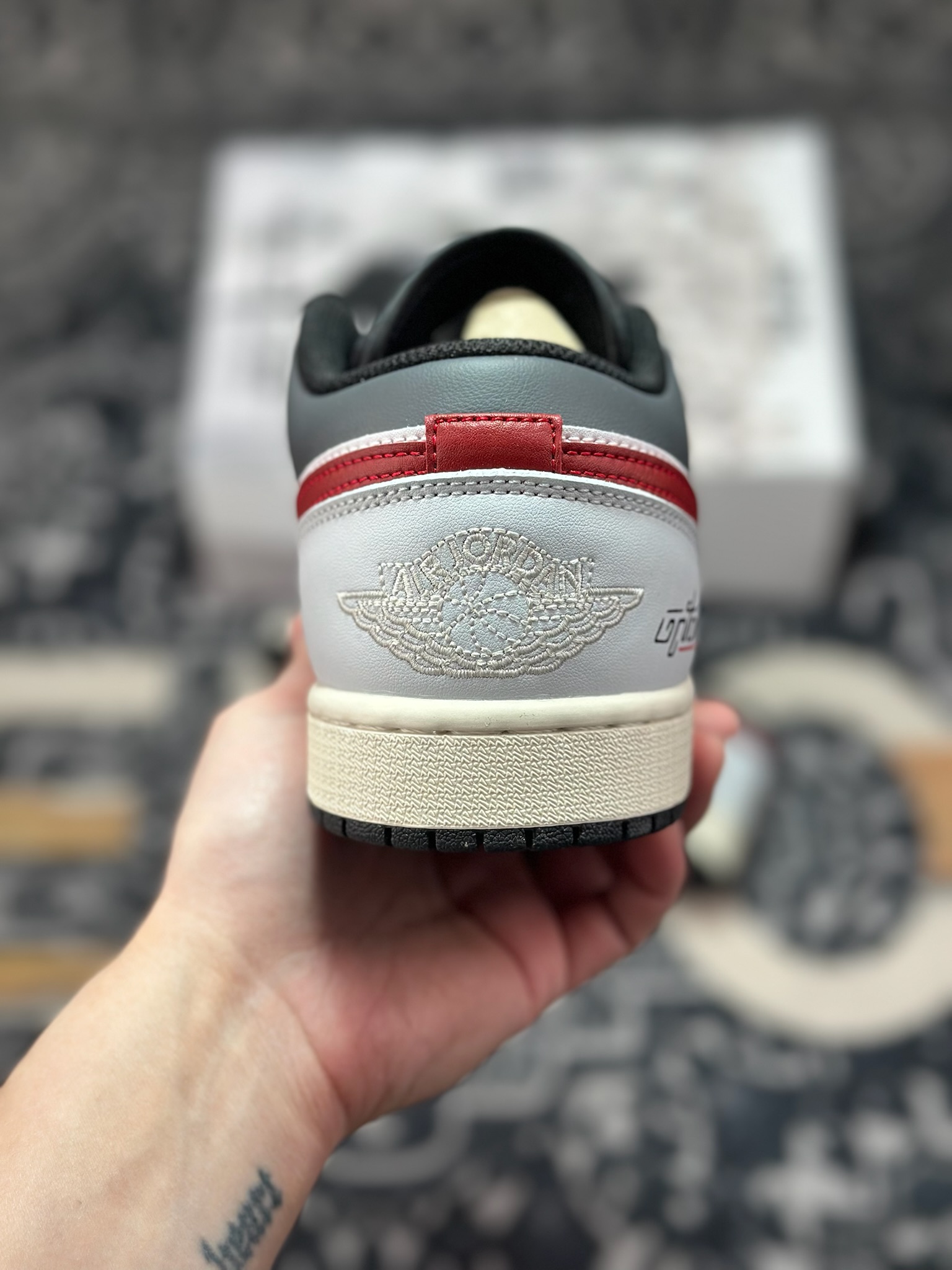 A6200 原装级别 Air Jordan 1 Low 定制款 AJ1乔1低帮休闲板鞋 553558-081