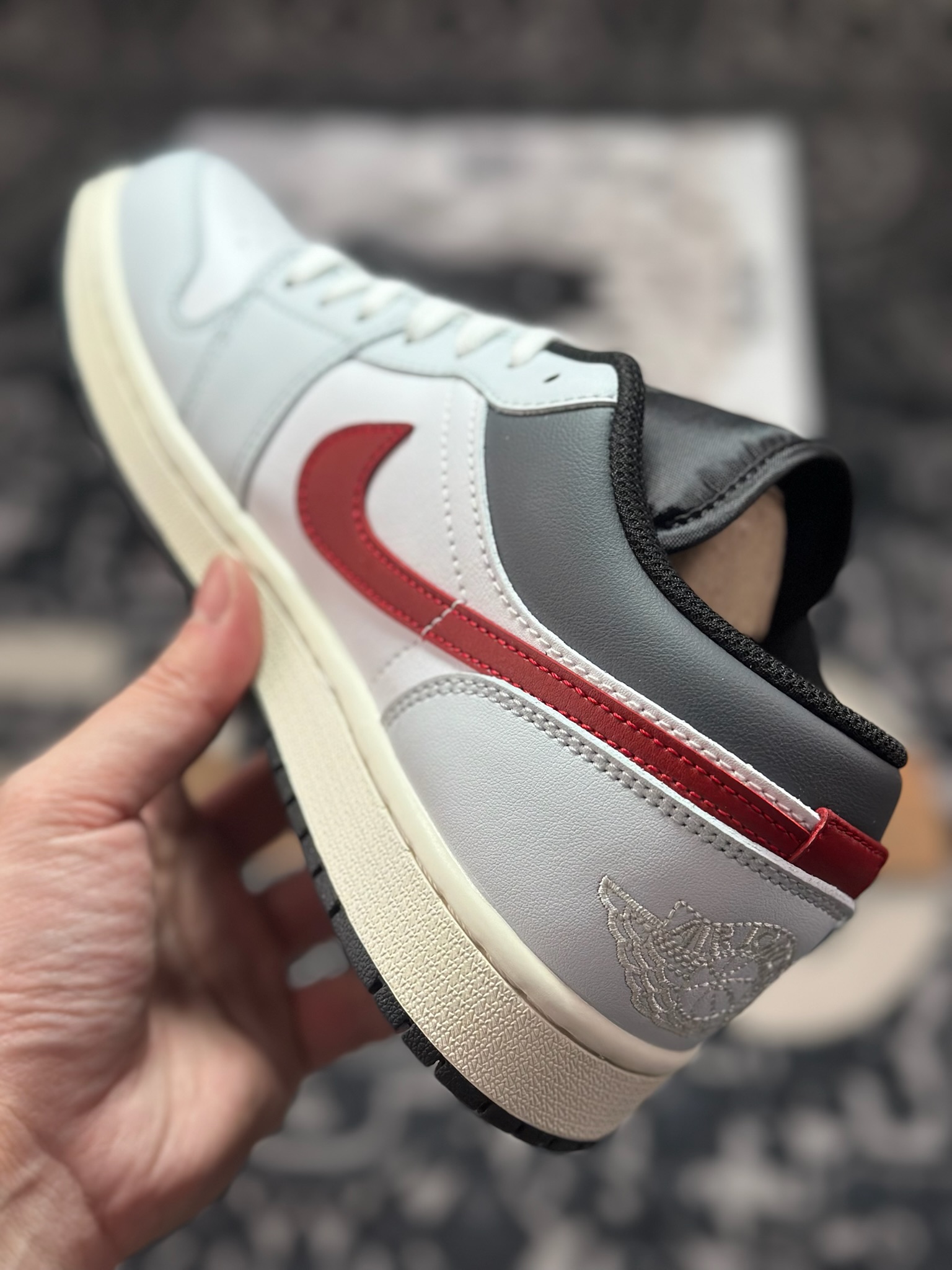 A6200 原装级别 Air Jordan 1 Low 定制款 AJ1乔1低帮休闲板鞋 553558-081