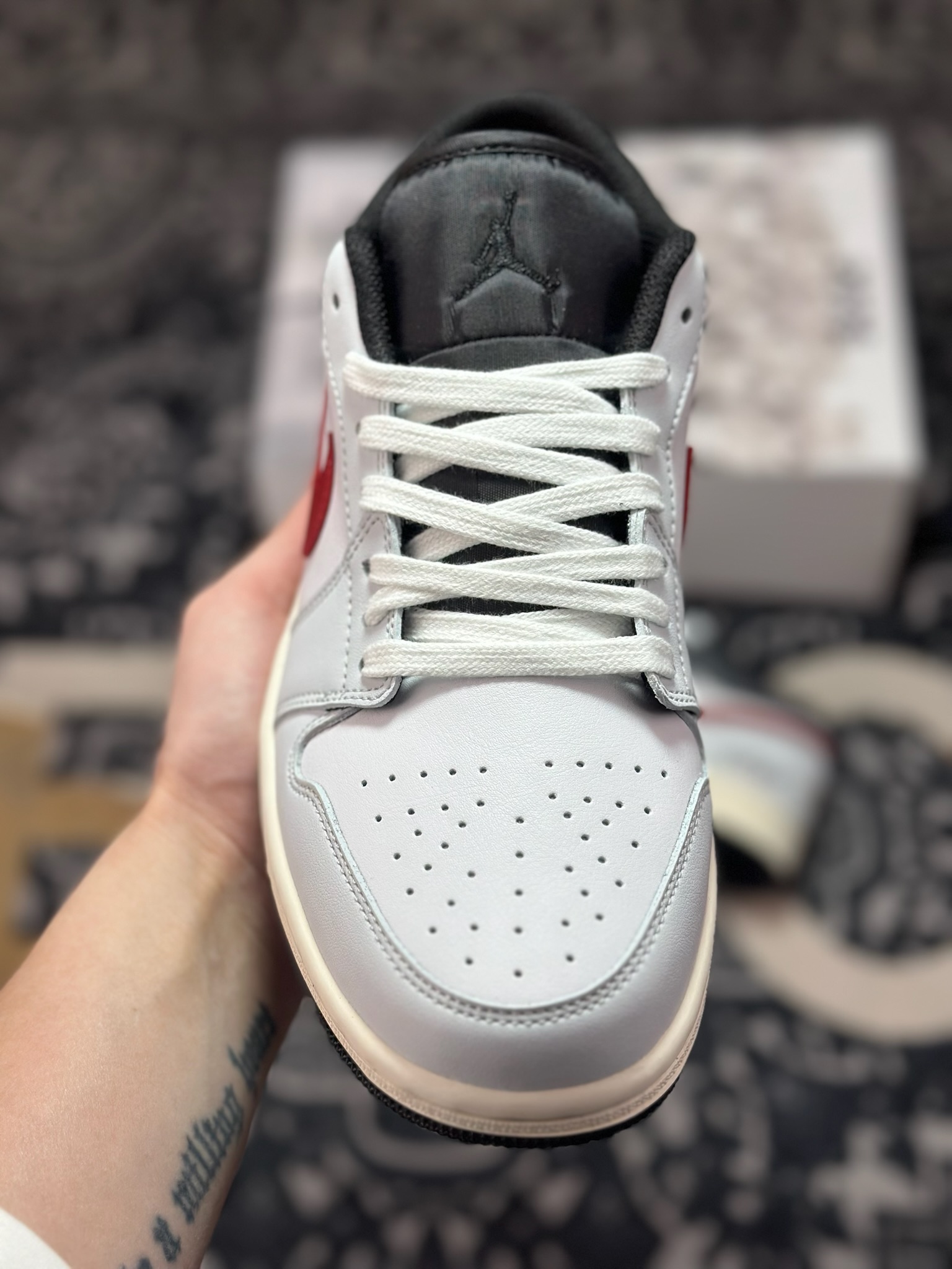 A6200 原装级别 Air Jordan 1 Low 定制款 AJ1乔1低帮休闲板鞋 553558-081