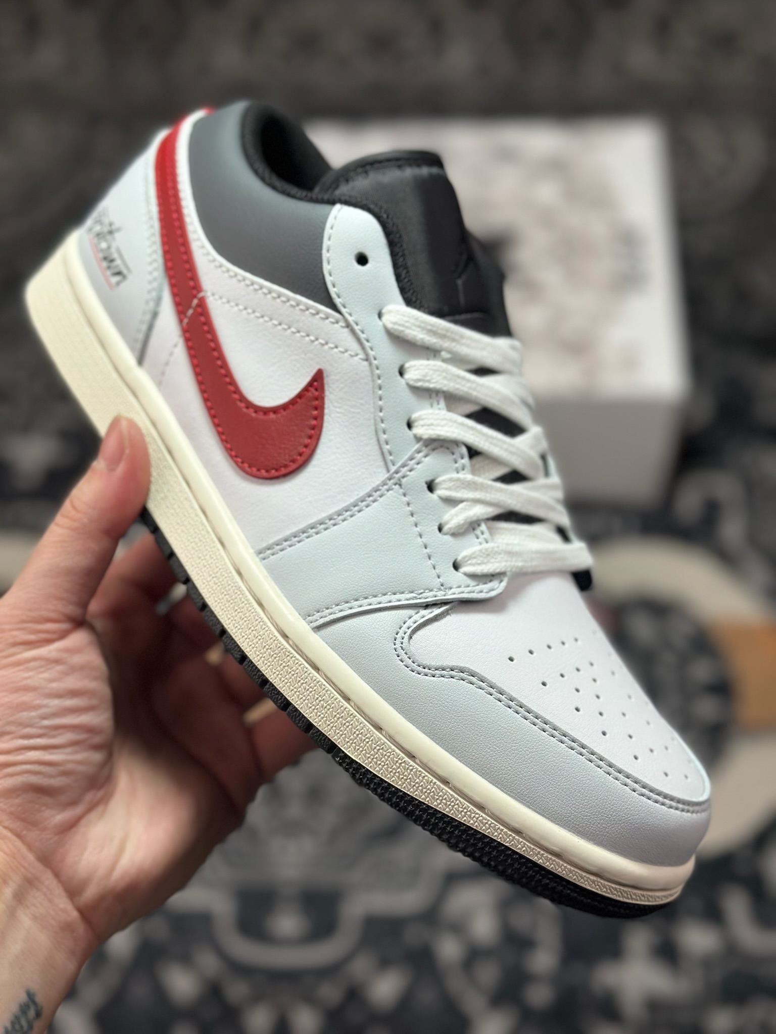 A6200 原装级别 Air Jordan 1 Low 定制款 AJ1乔1低帮休闲板鞋 553558-081