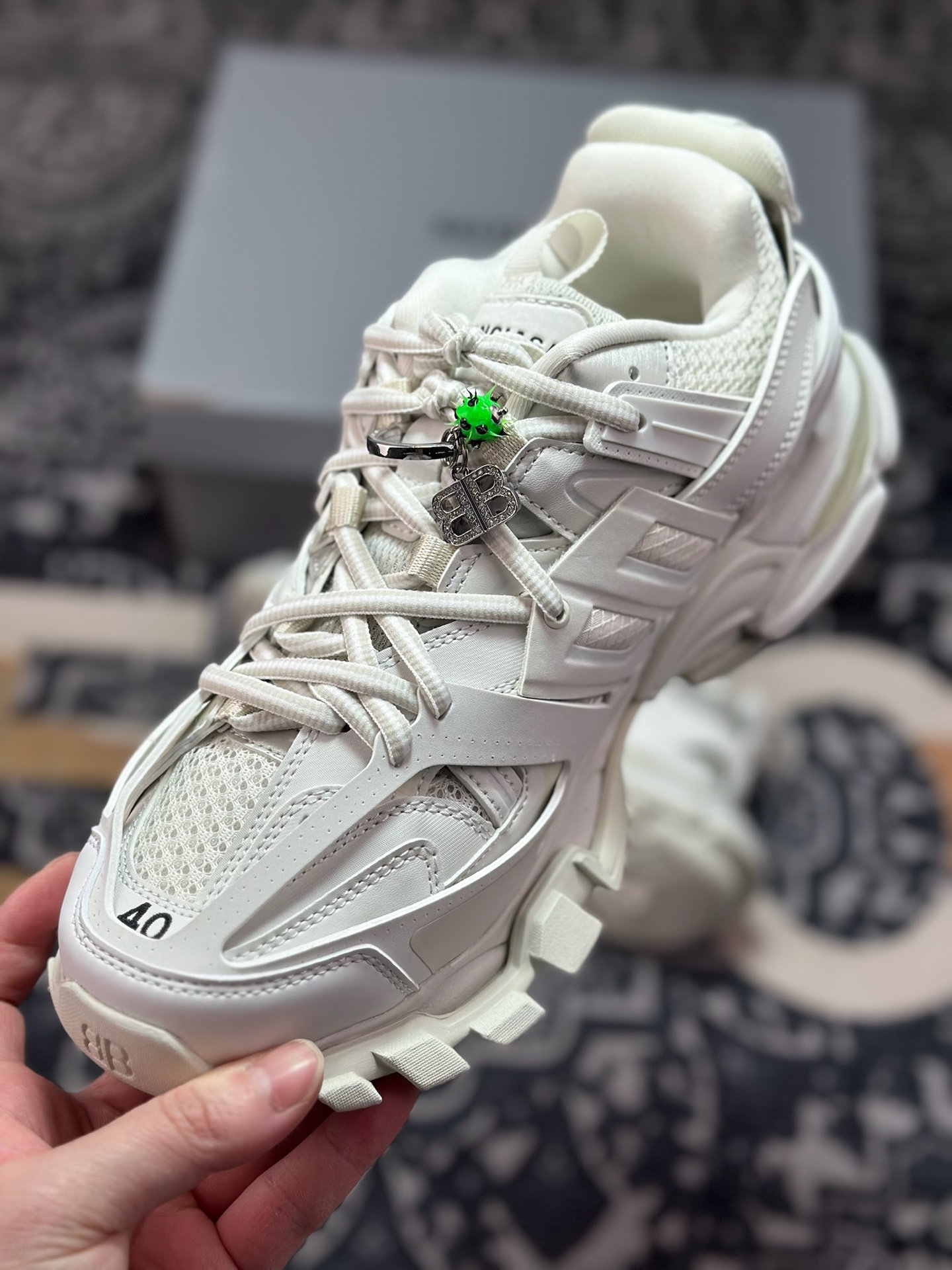 C9450 优选 原装级别 Balenciaga 巴黎世家 Track Sneaker 巴黎世家三代 542023 挂饰款 户外概念复古老爹鞋