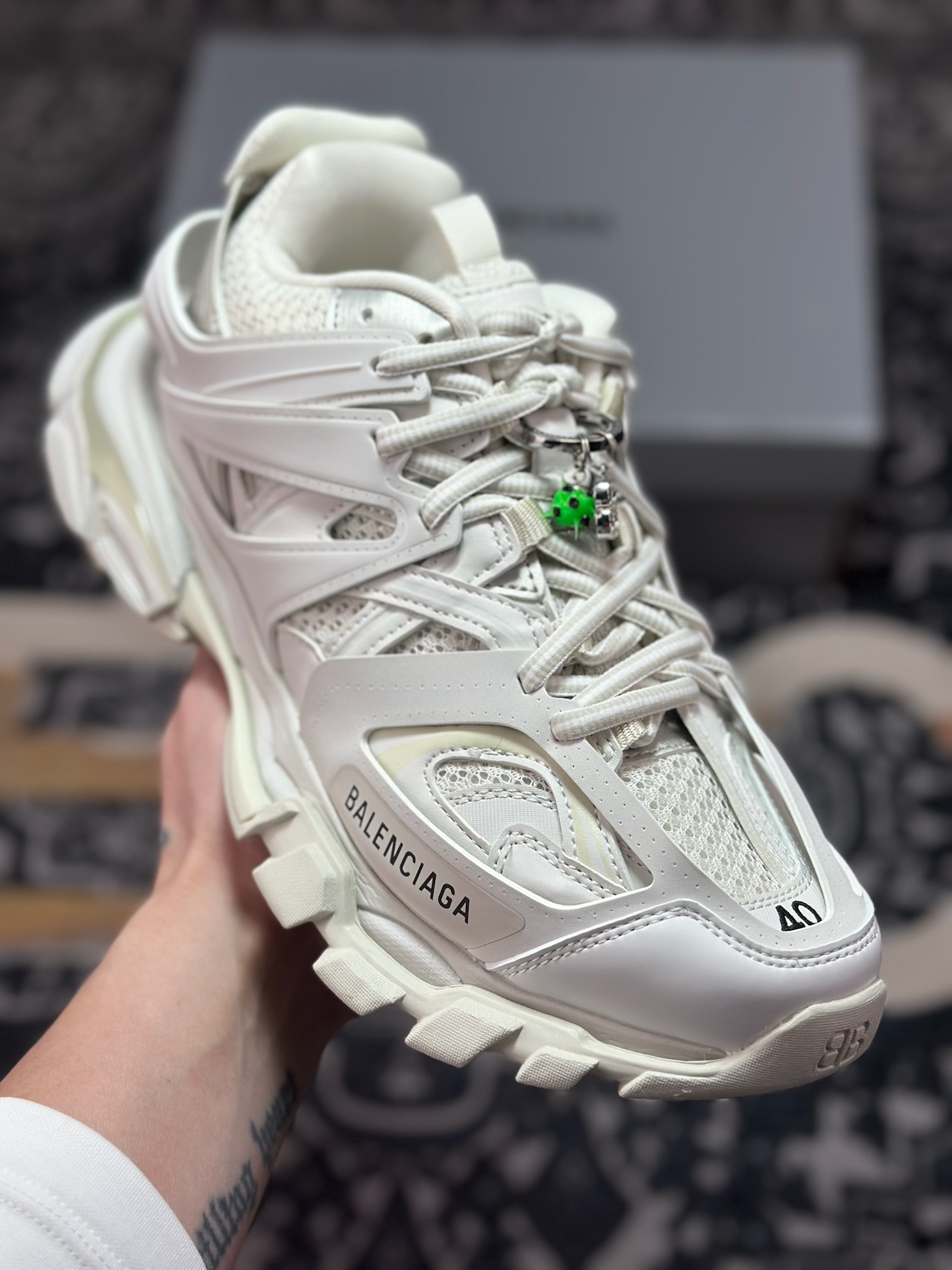 C9450 优选 原装级别 Balenciaga 巴黎世家 Track Sneaker 巴黎世家三代 542023 挂饰款 户外概念复古老爹鞋