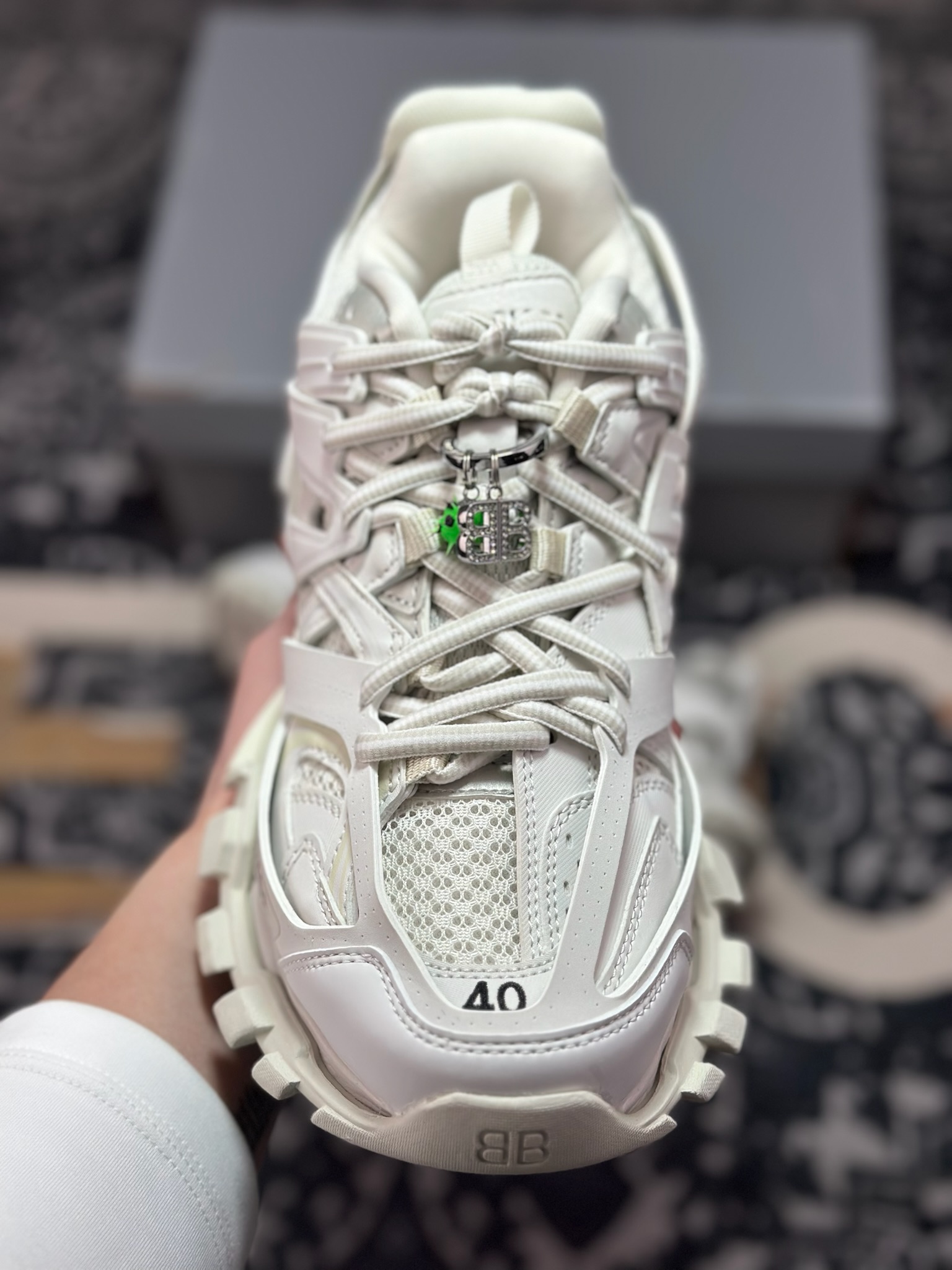 C9450 优选 原装级别 Balenciaga 巴黎世家 Track Sneaker 巴黎世家三代 542023 挂饰款 户外概念复古老爹鞋