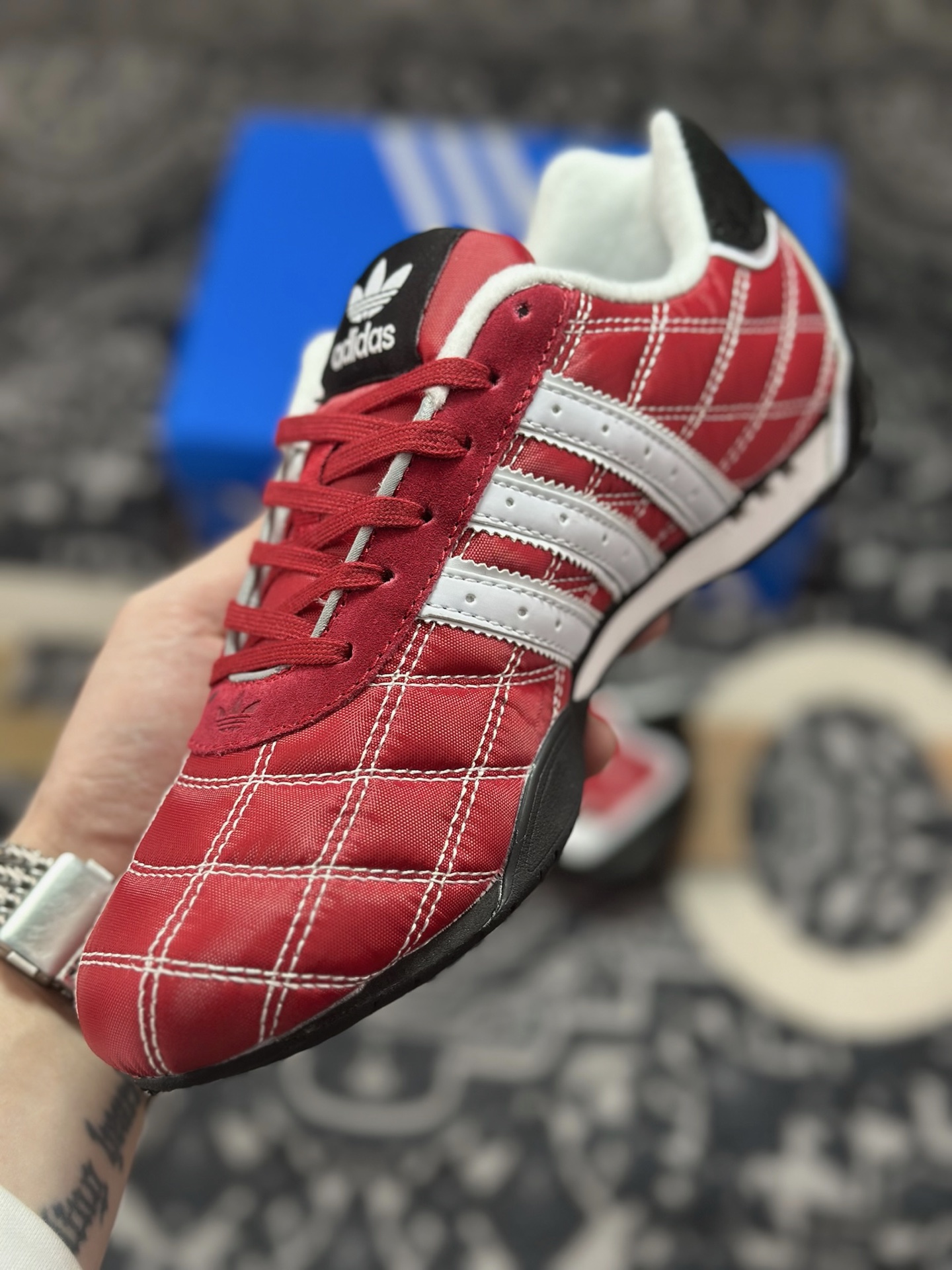 B2260 原装级别 Adidas originals ADIRACER 潮流运动防滑耐磨 阿迪达斯低帮休闲跑步鞋 JP7013