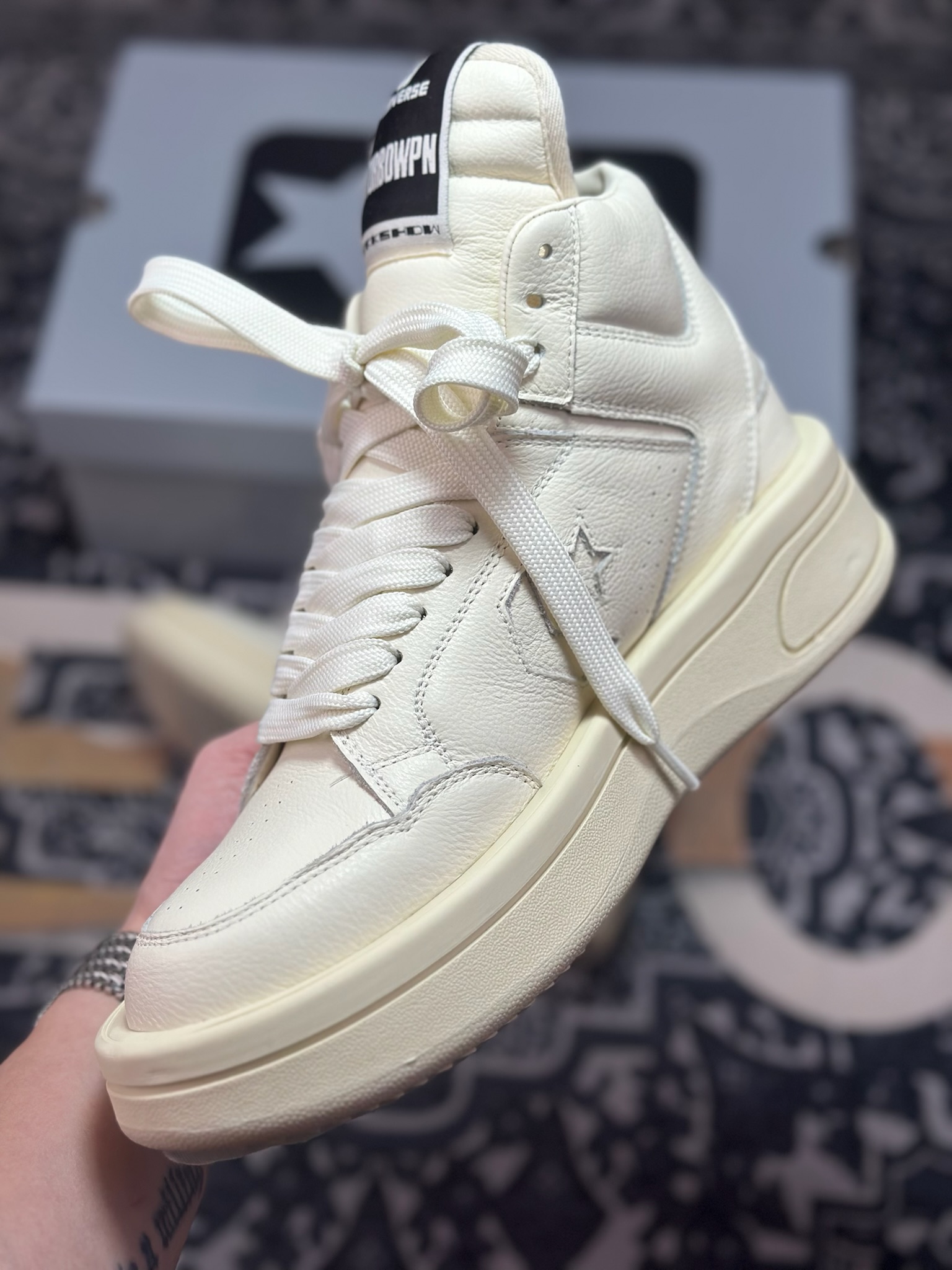 D2480 纯原版本 Converse x Rickowens x瑞克欧文斯匡威联名 厚底高帮休闲板鞋-Chinese UA Cheap High Quatity Brand Clothes Bags handbags Sneakers wholesale wholesaler seller from China Factory suppliers Fashion Clothing Shoes best Quality Beautiful Price D2480 纯原版本 Converse x Rickowens x瑞克欧文斯匡威联名 厚底高帮休闲板鞋