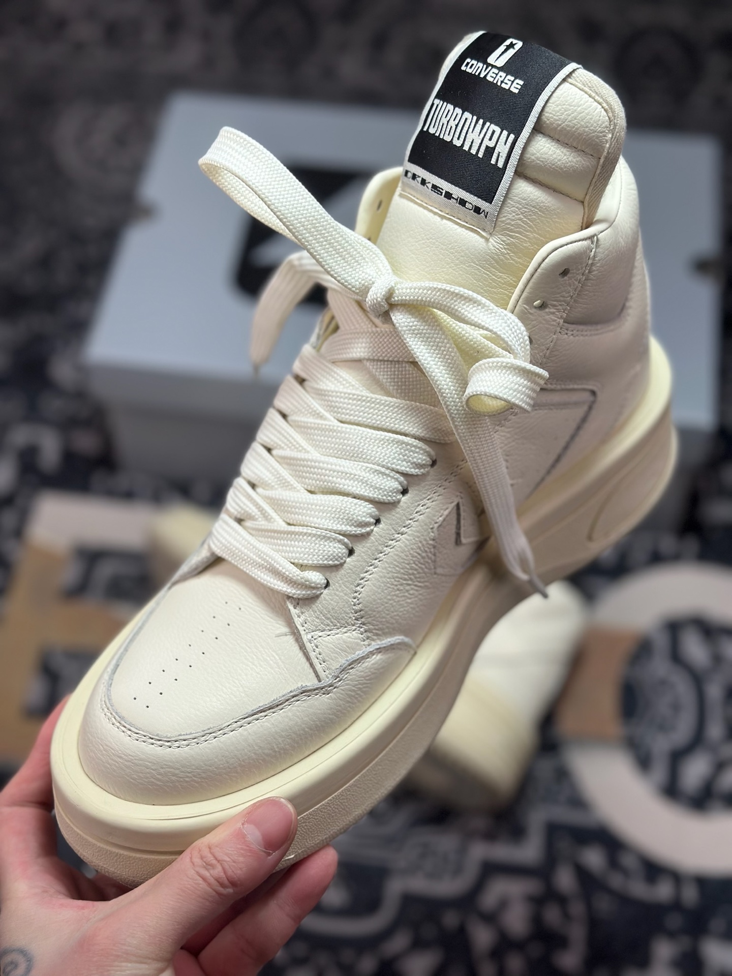 D2480 纯原版本 Converse x Rickowens x瑞克欧文斯匡威联名 厚底高帮休闲板鞋-Chinese UA Cheap High Quatity Brand Clothes Bags handbags Sneakers wholesale wholesaler seller from China Factory suppliers Fashion Clothing Shoes best Quality Beautiful Price D2480 纯原版本 Converse x Rickowens x瑞克欧文斯匡威联名 厚底高帮休闲板鞋