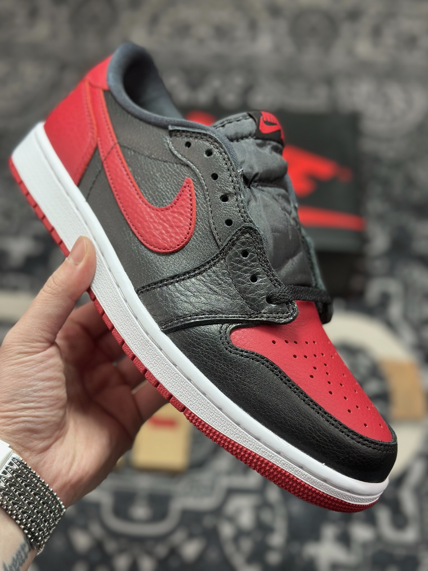 优选 原装级别 纯原版本 Jordan Air Jordan 1 LOW 禁穿 AJ1乔1低帮男子文化篮球鞋 IW6276-001