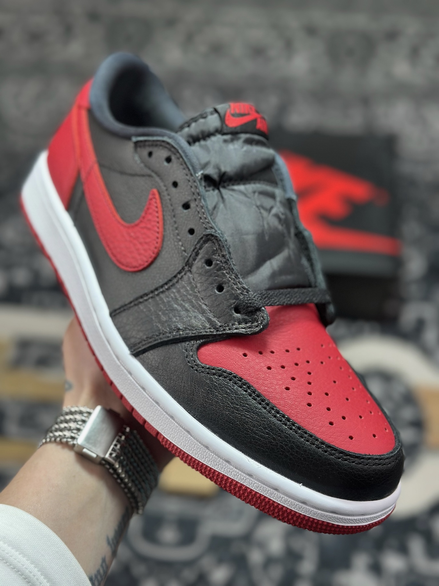 优选 原装级别 纯原版本 Jordan Air Jordan 1 LOW 禁穿 AJ1乔1低帮男子文化篮球鞋 IW6276-001