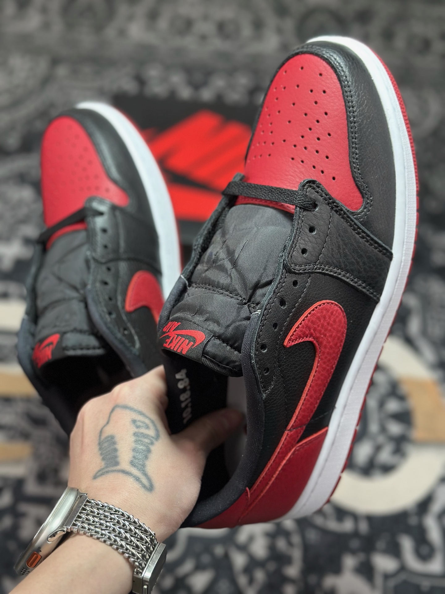 优选 原装级别 纯原版本 Jordan Air Jordan 1 LOW 禁穿 AJ1乔1低帮男子文化篮球鞋 IW6276-001