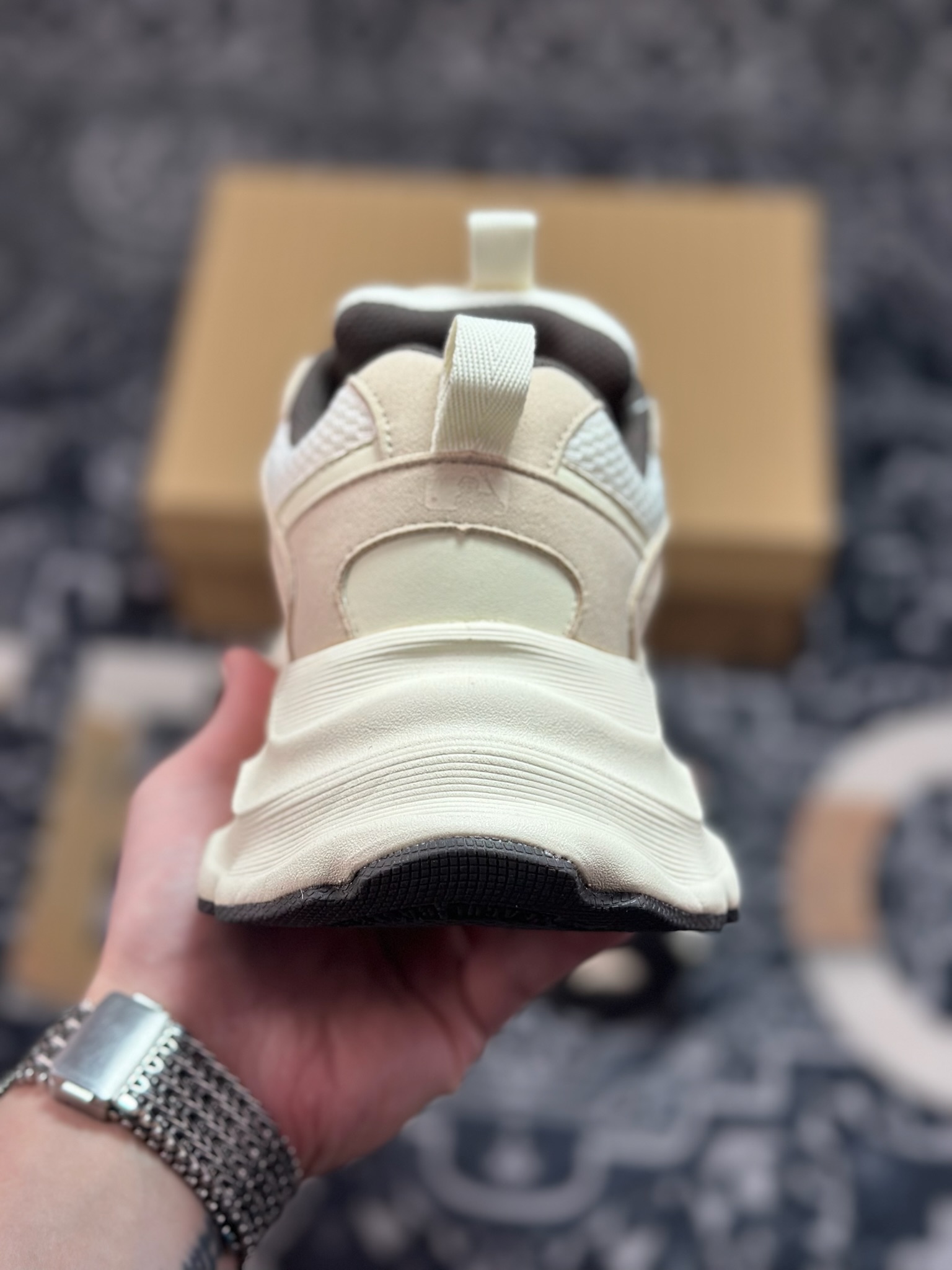 原装级别 MLB Champ Chunky Vintage NB 纽约洋基队 增高厚底休闲跑鞋鞋 3ASHCC05N