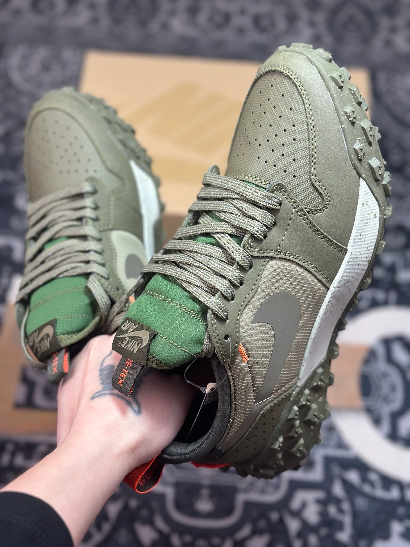 原装级别 东南亚订单 Jordan Air Jordan 1 Element Gore-Tex 橄榄绿 FV4227-201