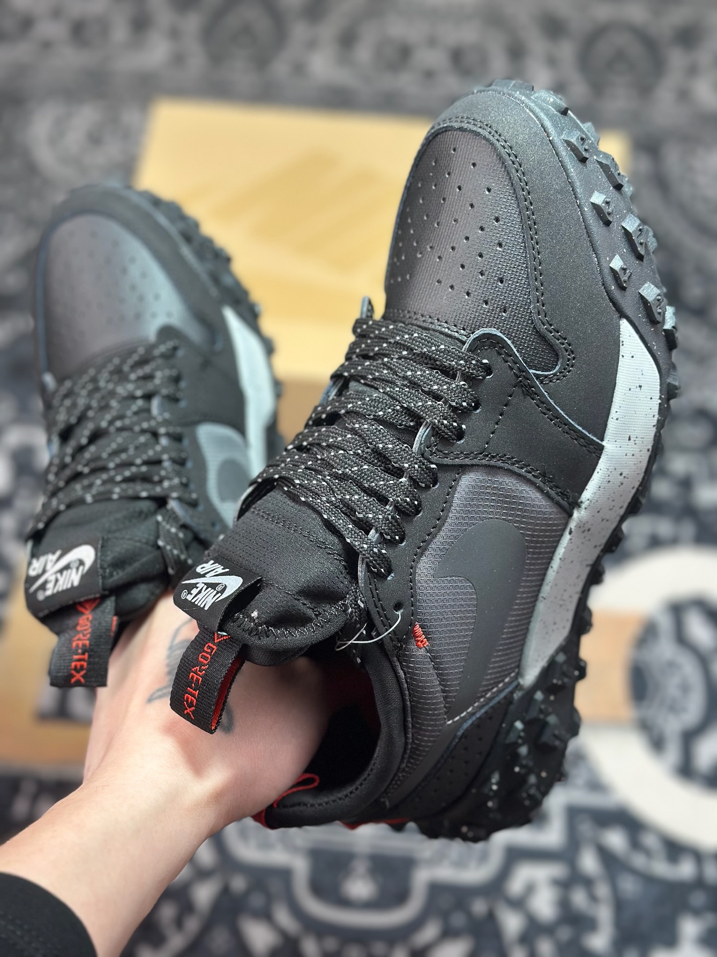 原装级别 东南亚订单 Jordan Air Jordan 1 Element Gore-Tex 黑红 FV4227-002