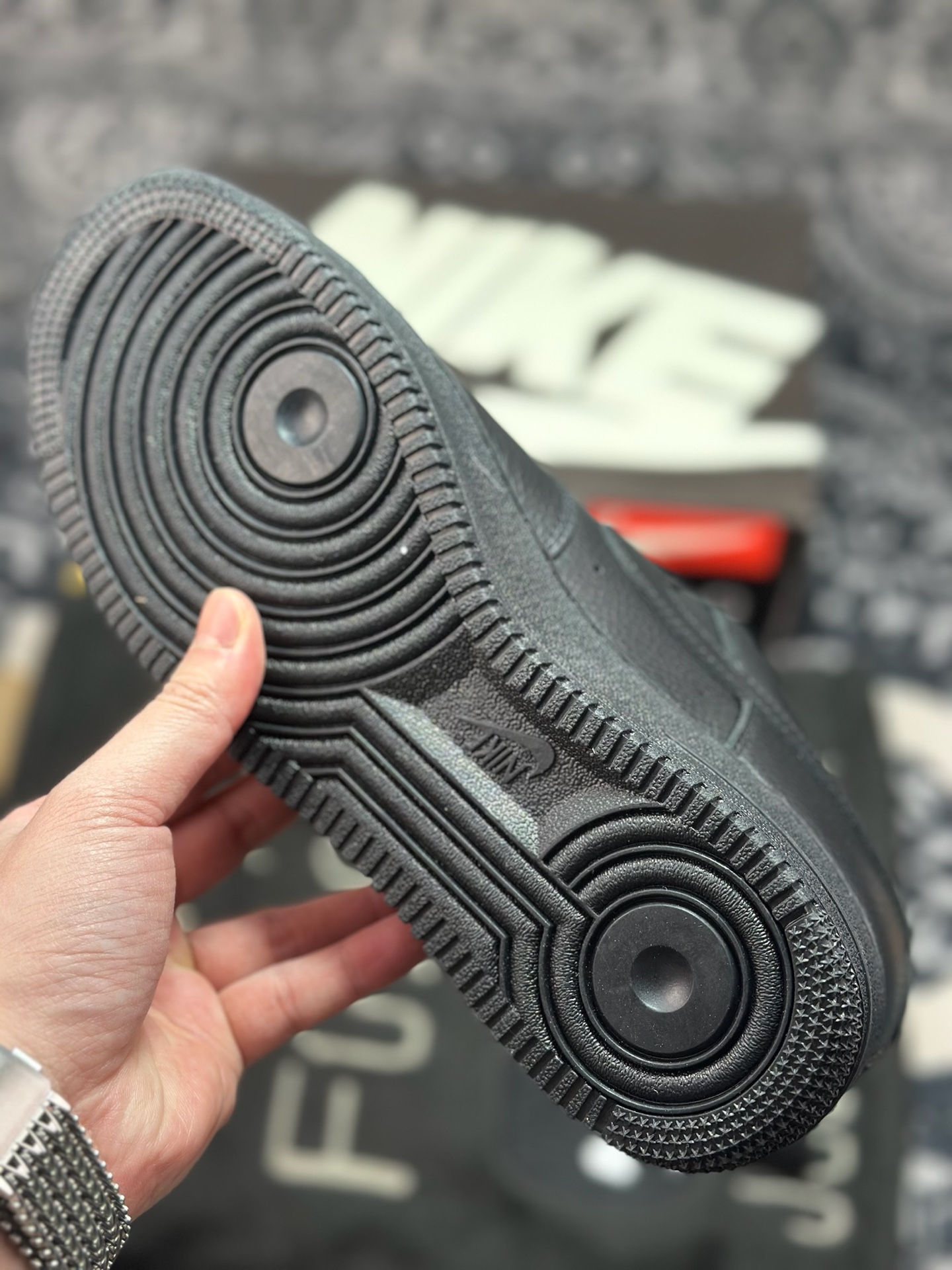 优选 原装级别 联名潮流品牌/唐人街跳蚤市场Cactus Plant Flea Market/CPFM x Nike Air Force 1 07 Low”Black White”空军一号系列低帮经典百搭休闲运动板鞋“联名黑白大补丁字母”HJ8463-001