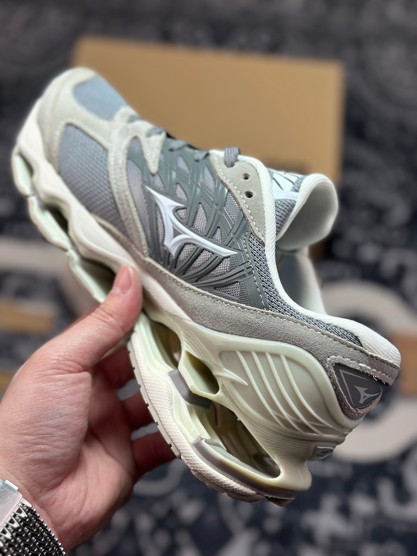 原装级别 Mizuno 美津侬 WAVE PROPHECY 14S 复古时尚休闲舒适运动跑步鞋 J1GC25