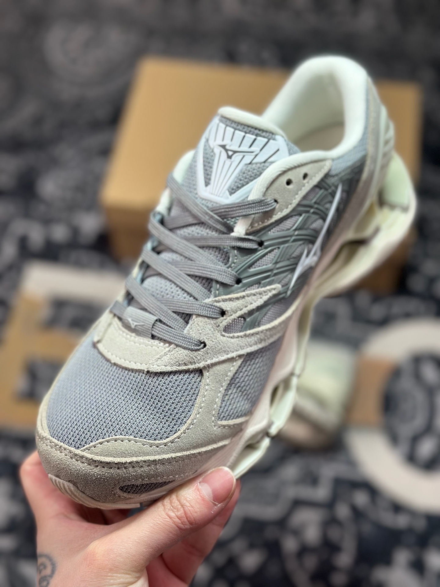 原装级别 Mizuno 美津侬 WAVE PROPHECY 14S 复古时尚休闲舒适运动跑步鞋 J1GC25
