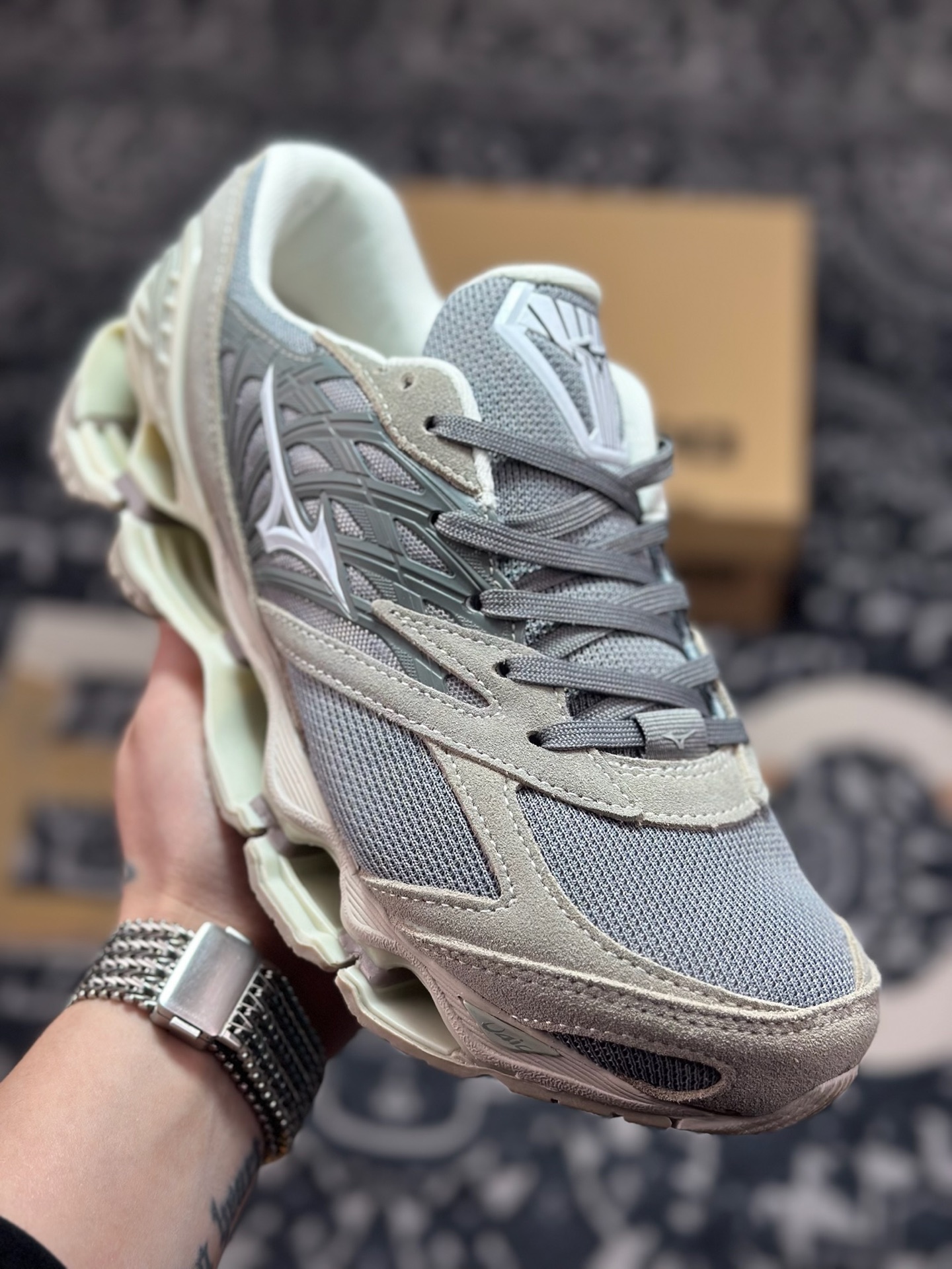 原装级别 Mizuno 美津侬 WAVE PROPHECY 14S 复古时尚休闲舒适运动跑步鞋 J1GC25