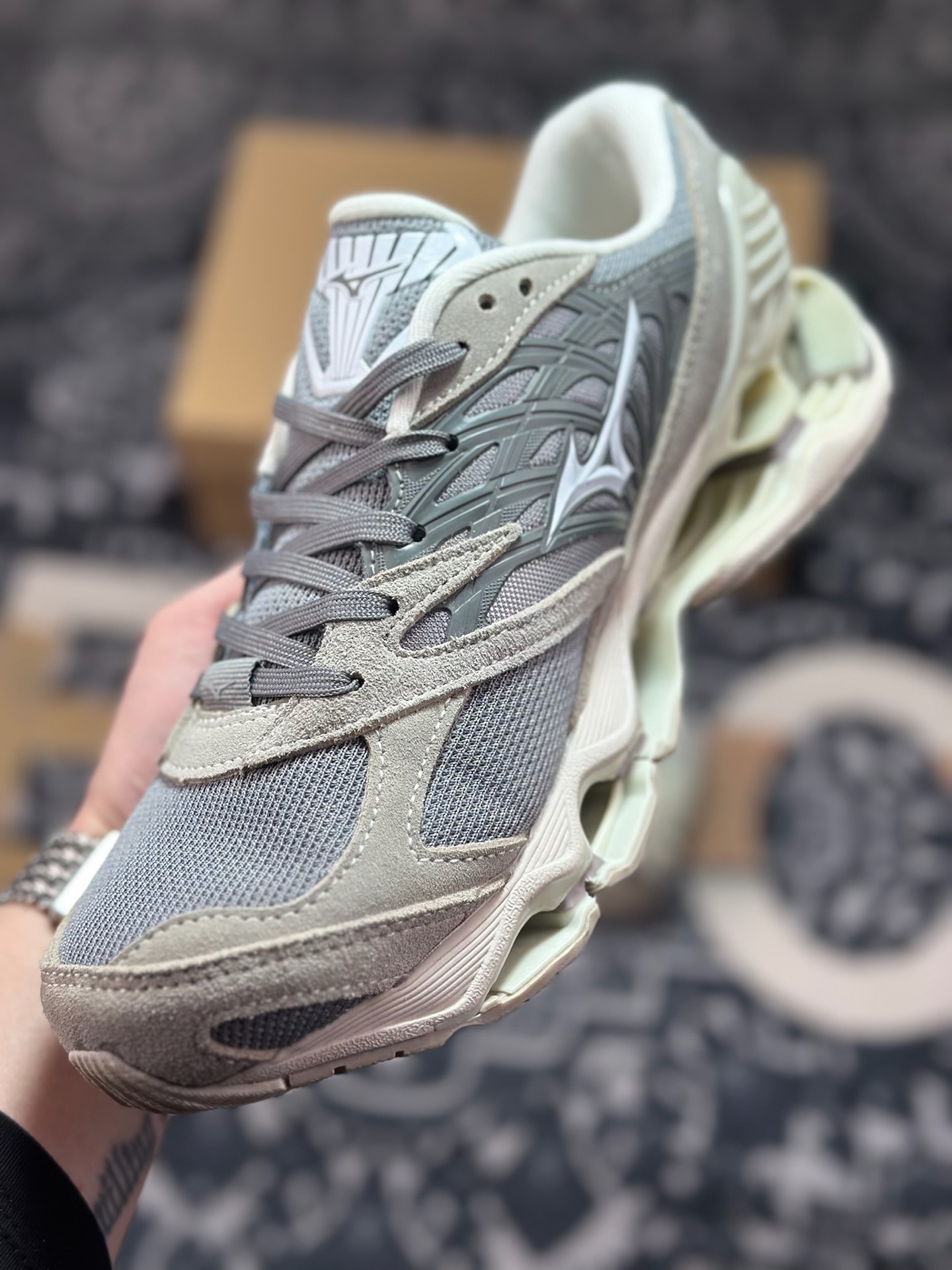 原装级别 Mizuno 美津侬 WAVE PROPHECY 14S 复古时尚休闲舒适运动跑步鞋 J1GC25