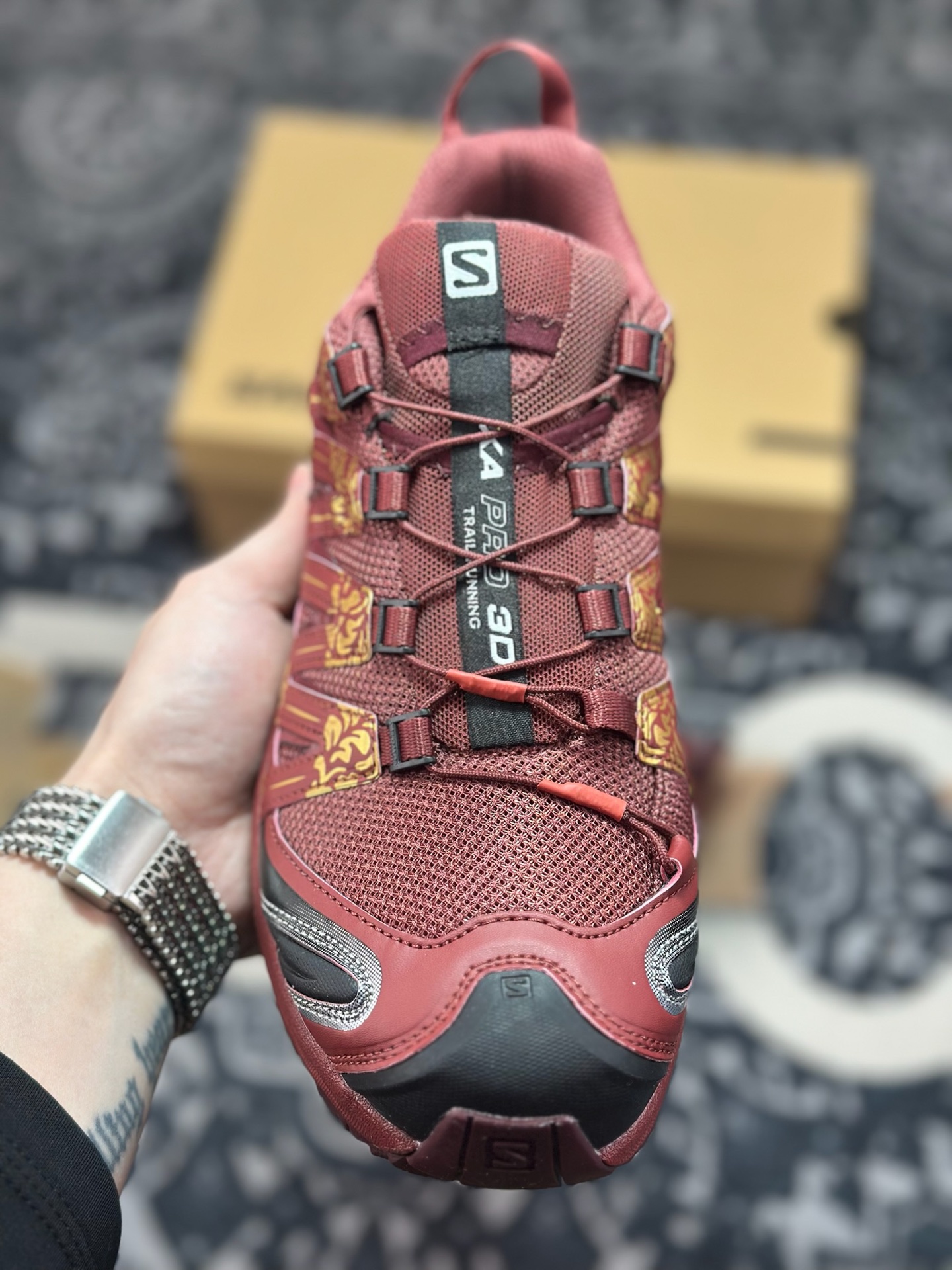 原装级别 Sa1omon PRO 3D 户外跑鞋 马年限定 越野机能户外休闲跑鞋