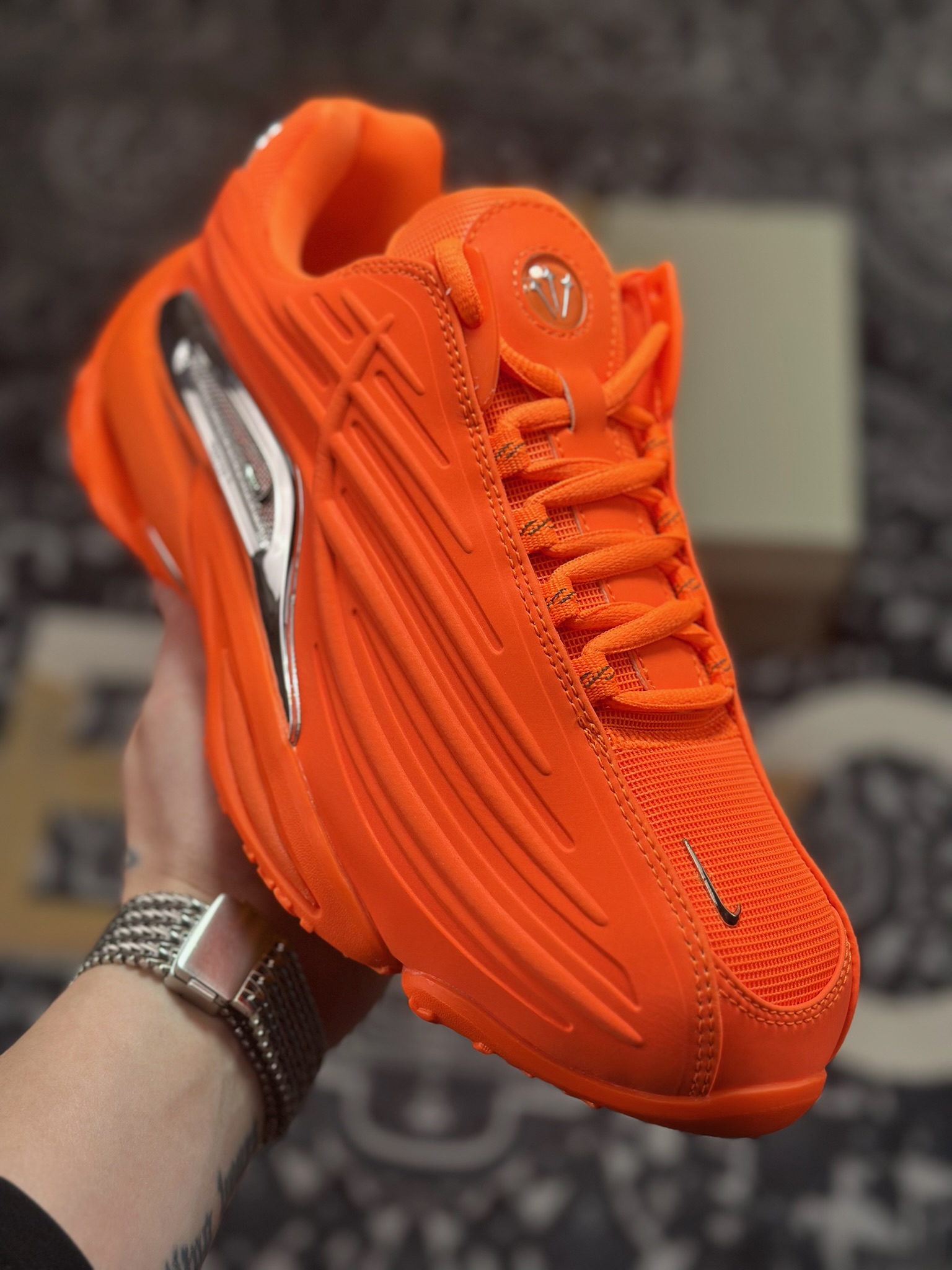 优选 原装级别 含45.5 完美复刻 目前市面最正确版本 NOCTA x Nike Hot Step Air Terra 橙色 DZ7293-800
