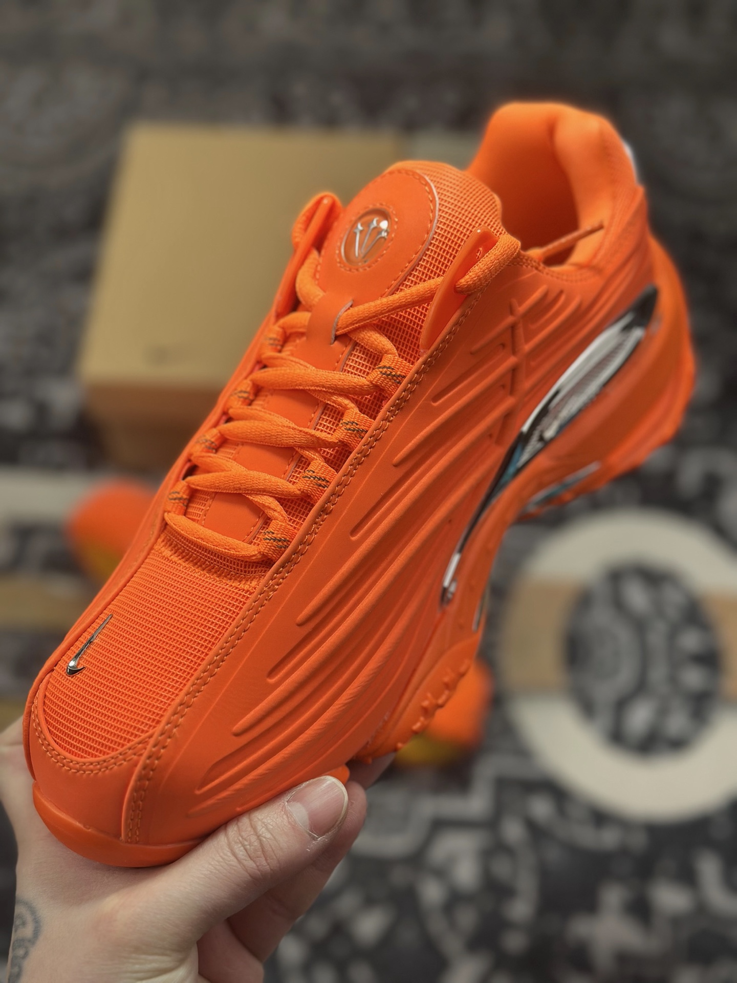 优选 原装级别 含45.5 完美复刻 目前市面最正确版本 NOCTA x Nike Hot Step Air Terra 橙色 DZ7293-800