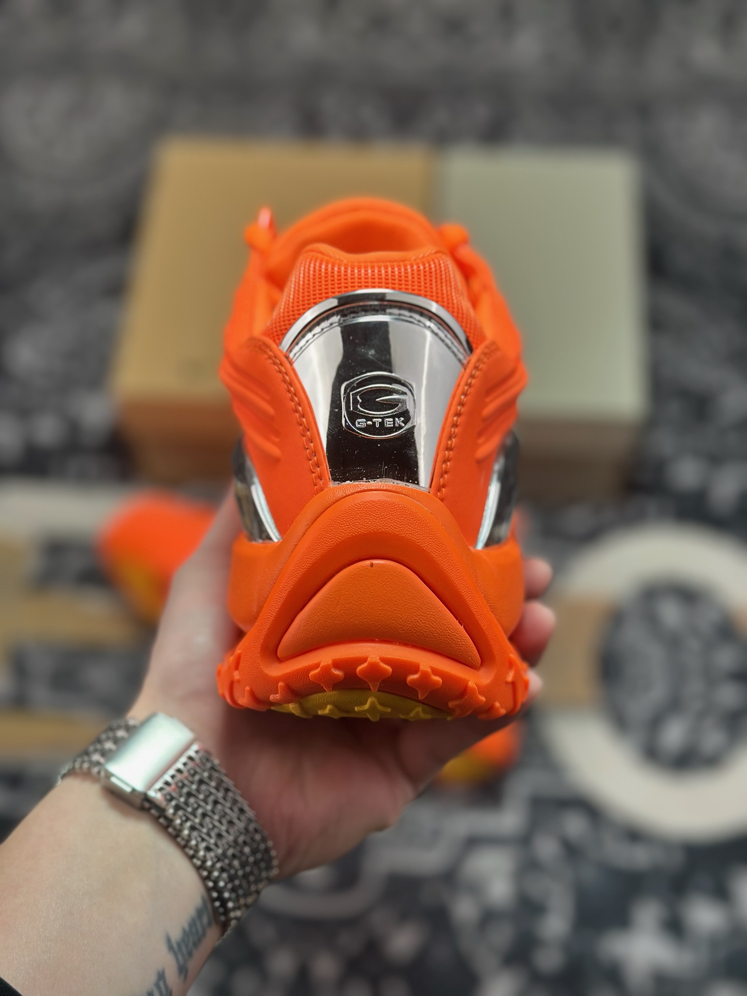 优选 原装级别 含45.5 完美复刻 目前市面最正确版本 NOCTA x Nike Hot Step Air Terra 橙色 DZ7293-800