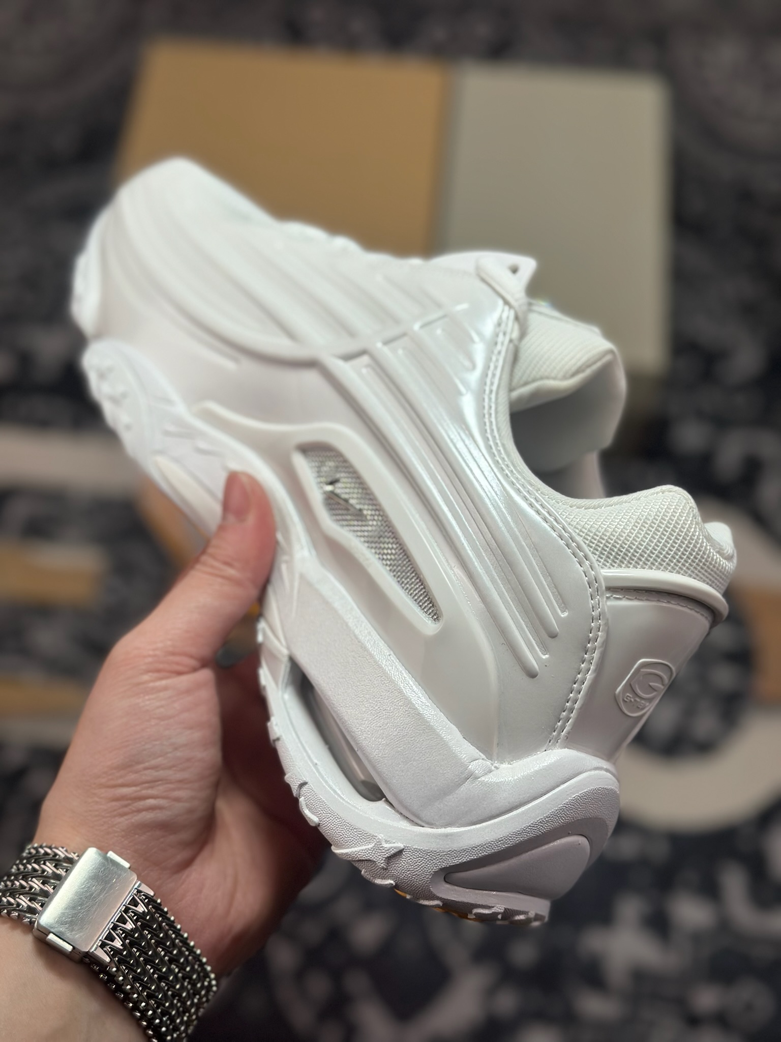 优选 原装级别 含45.5 完美复刻 目前市面最正确版本 NOCTA x Nike Hot Step Air Terra “White” 原鞋一致做法有脚床 DZ7293-100