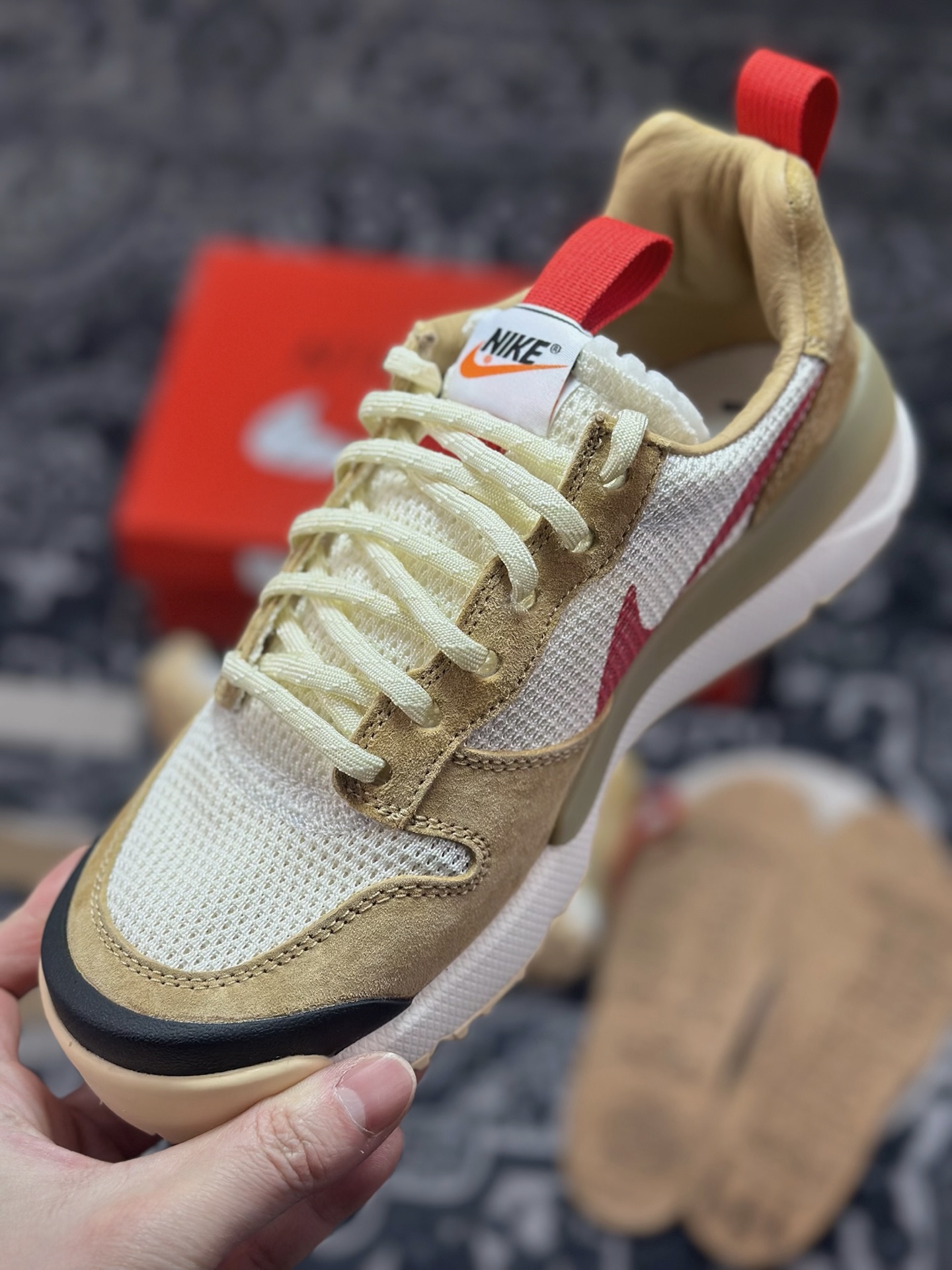 优选 原装级别 Tom Sachs x NK Craft Mars Yard Shoe 3.0舒适百搭防滑耐磨低帮生活休闲鞋 IF2885-100