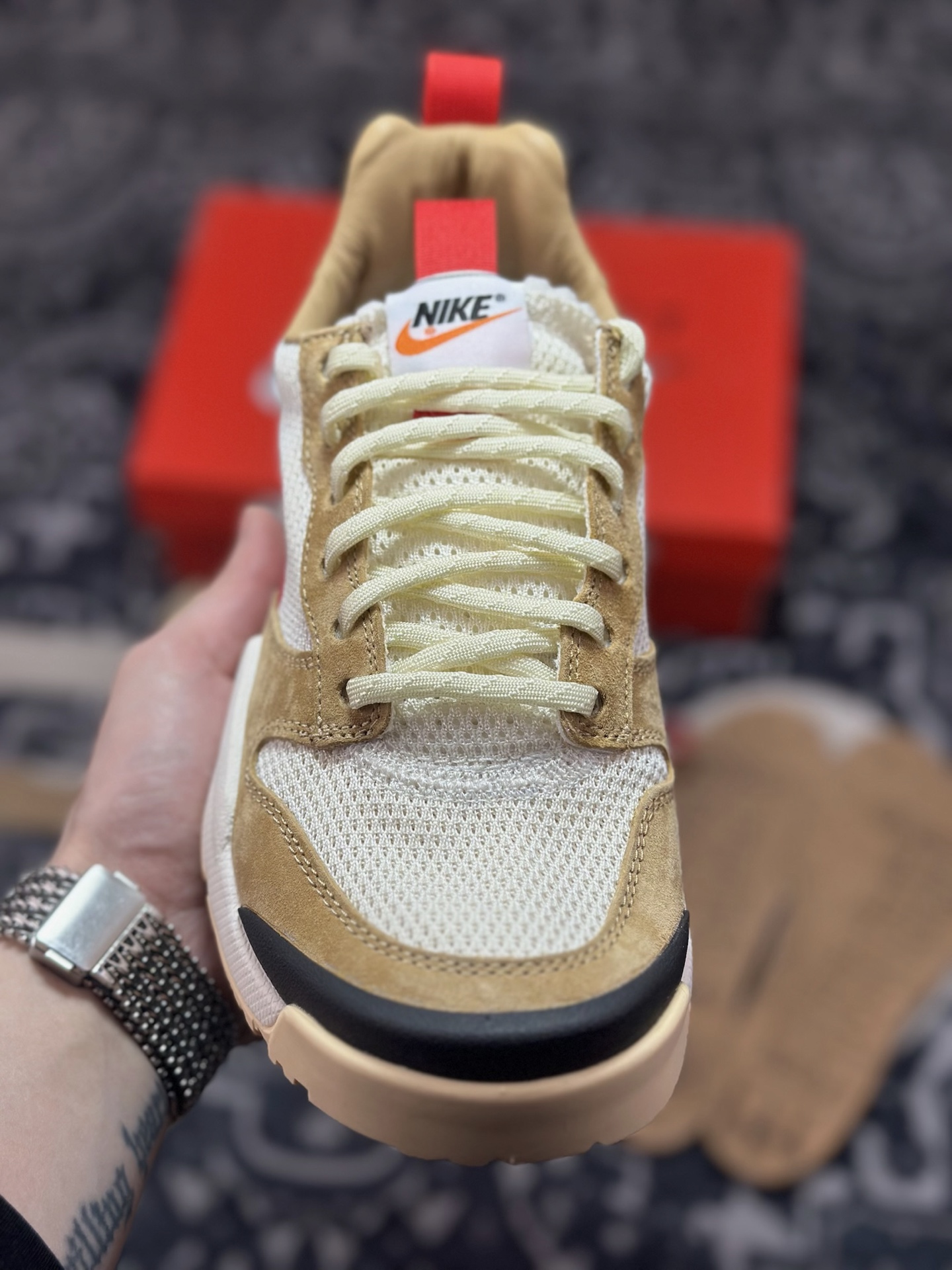 优选 原装级别 Tom Sachs x NK Craft Mars Yard Shoe 3.0舒适百搭防滑耐磨低帮生活休闲鞋 IF2885-100