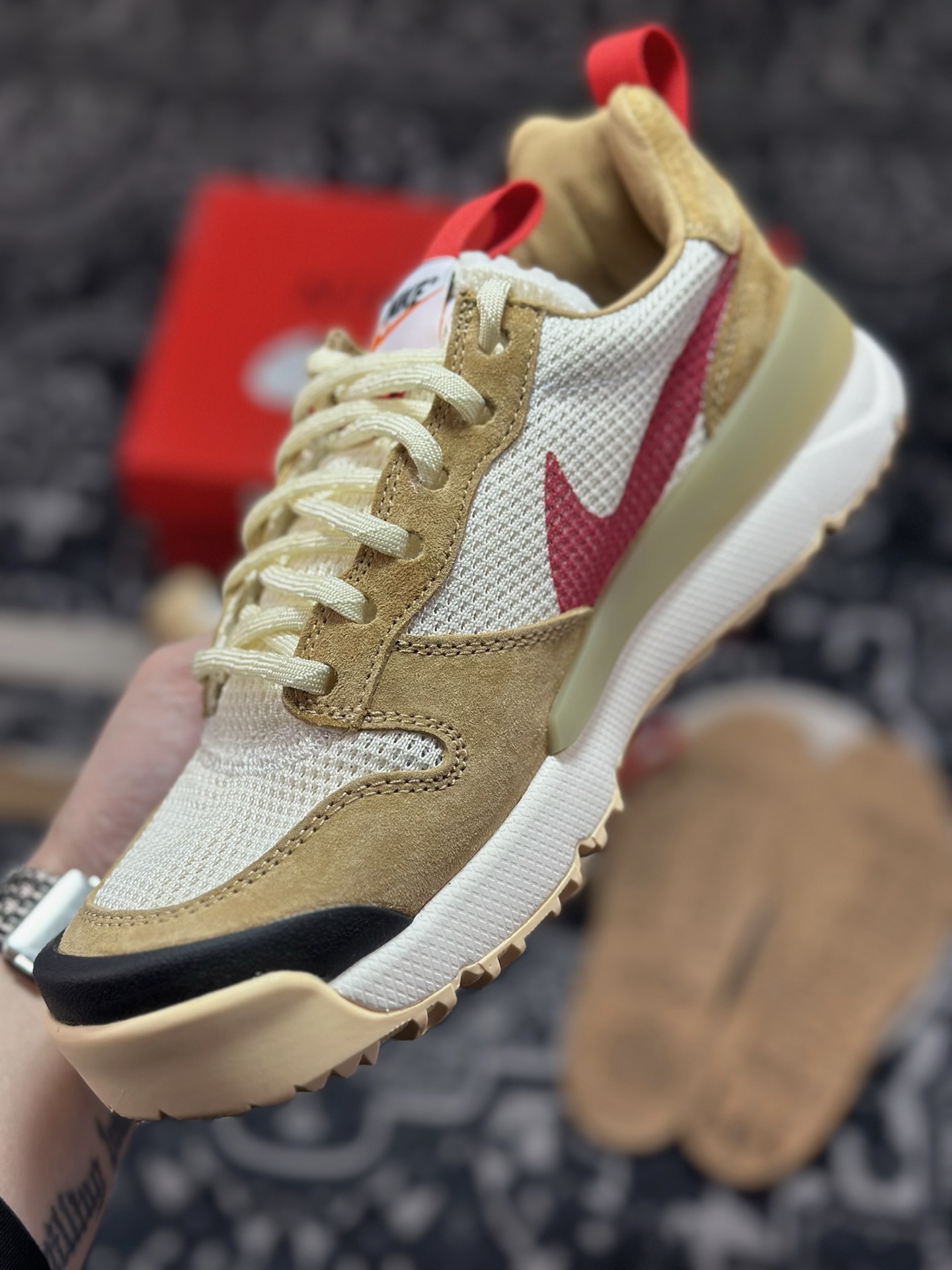 优选 原装级别 Tom Sachs x NK Craft Mars Yard Shoe 3.0舒适百搭防滑耐磨低帮生活休闲鞋 IF2885-100
