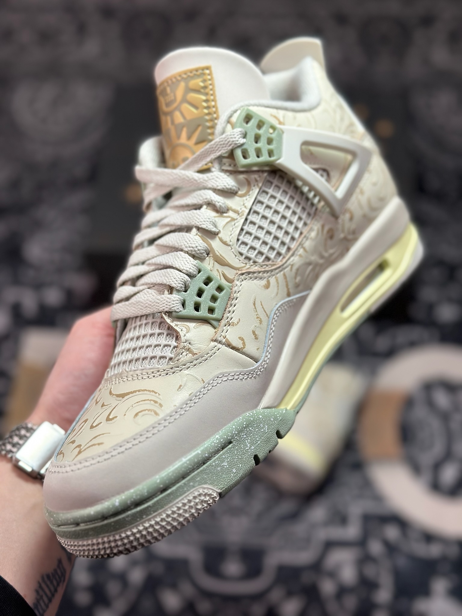 原装级别 Air Jordan 4 ” Somos Eternos ” 墨西哥 亡灵节主题 AJ4乔4 男子文化篮球鞋 IM8116-047