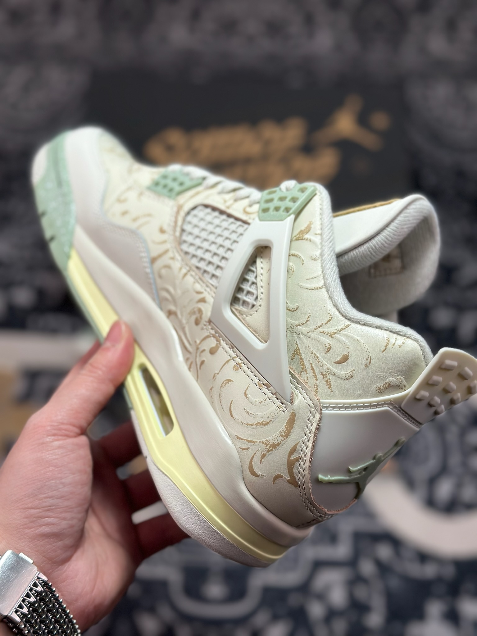 原装级别 Air Jordan 4 ” Somos Eternos ” 墨西哥 亡灵节主题 AJ4乔4 男子文化篮球鞋 IM8116-047