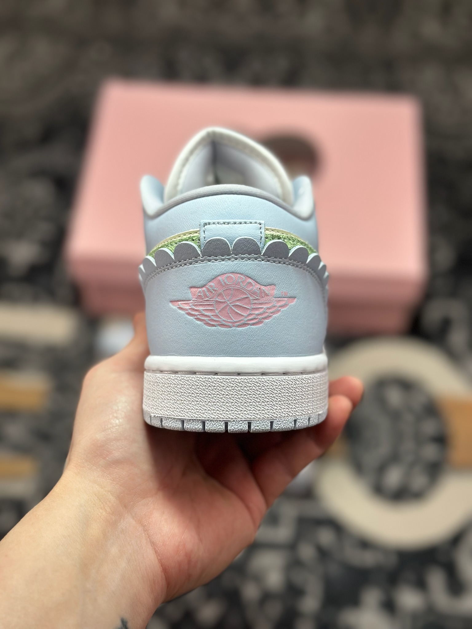 原装级别 Air Jordan 1 Low AJ1 乔1米蓝绿 低帮复古文化篮球鞋 IB7113-403 原装级别 Air Jordan 1 Low AJ1 乔1米蓝绿 低帮复古文化篮球鞋 IB7113-403