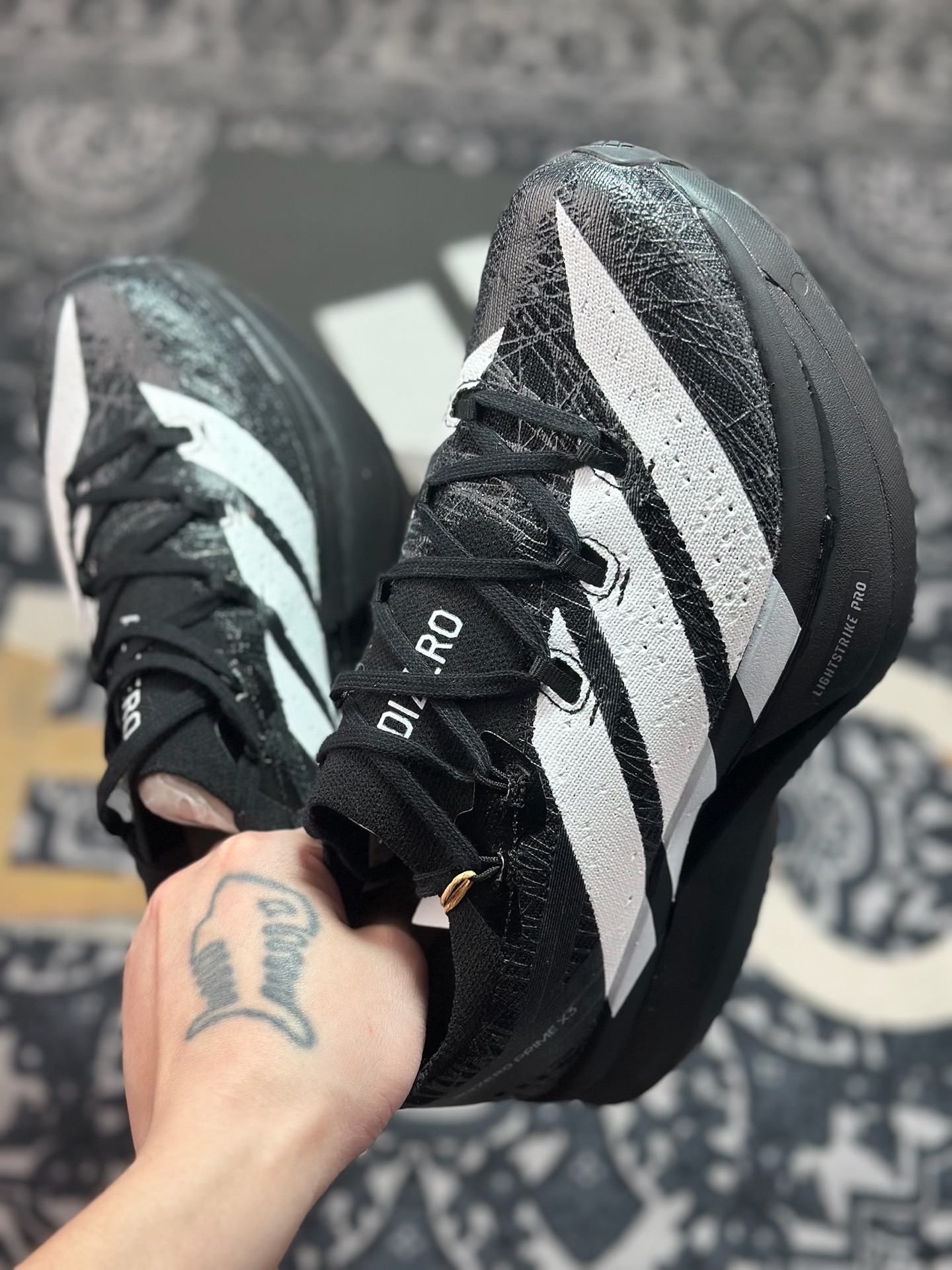 原装级别 Adidas Adizero Prime STRUNG 阿迪防滑耐磨舒适跑步鞋 JP9194