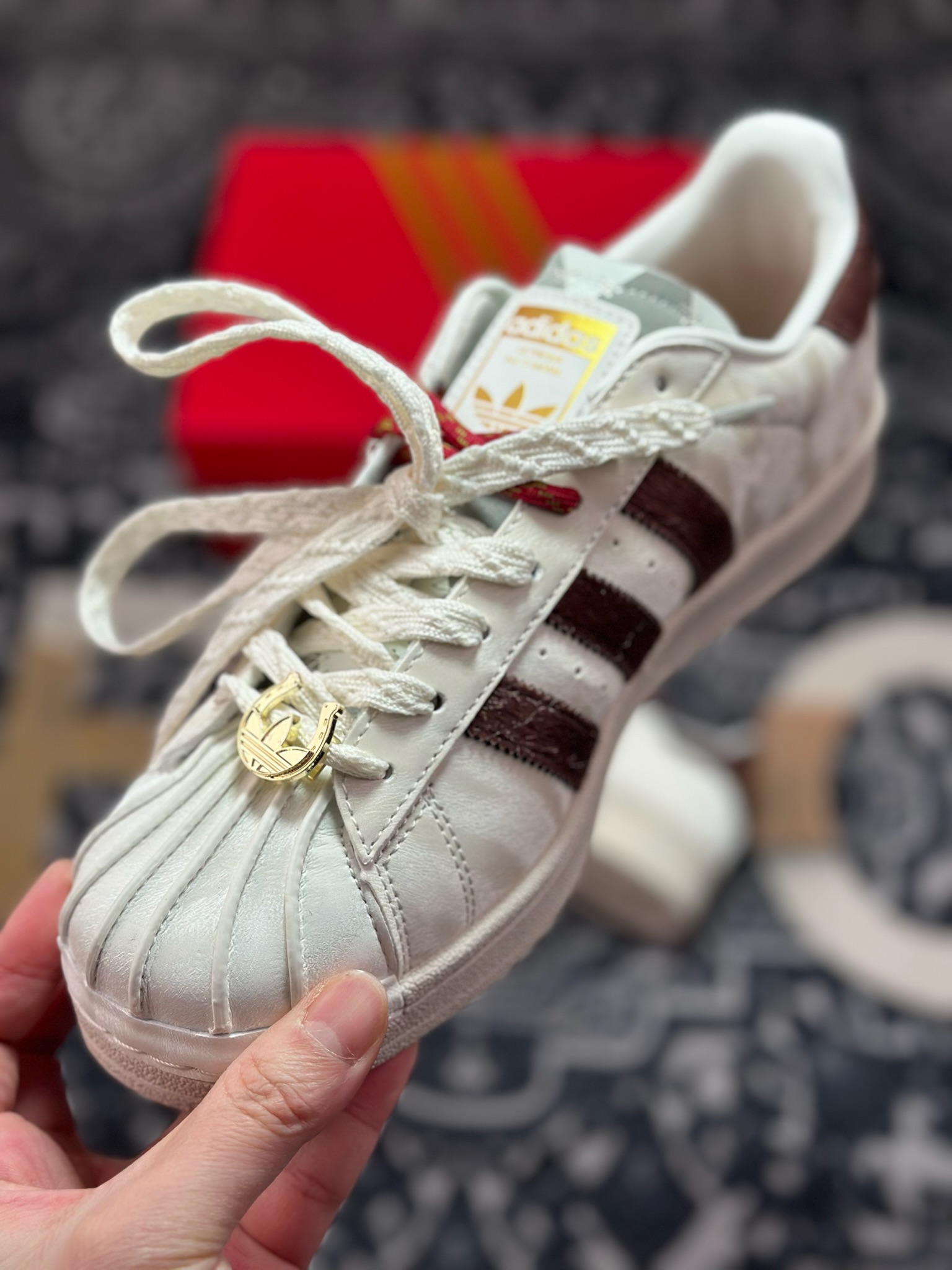 原装级别 AD Originals Super2 CNY 马年白棕红贝壳头 KJ6293-Top High Quatity Cheap Sneakers Fashion Clothing Clothes Bags handbags Shoes of all Brand wholesale With The best Quality And Beautiful Price from China Factory Chinese suppliers wholesaler seller 原装级别 AD Originals Super2 CNY 马年白棕红贝壳头 KJ6293