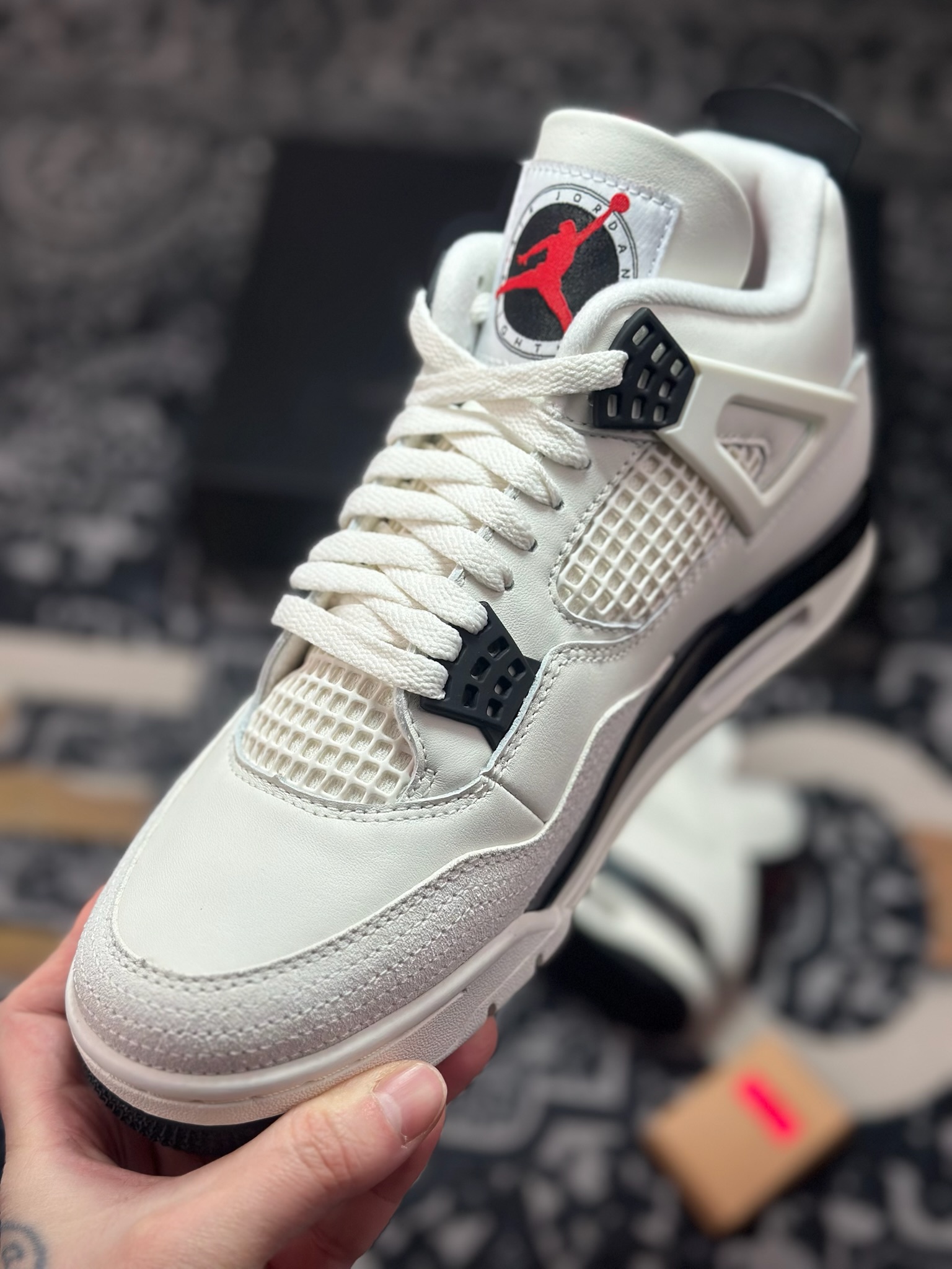 D0450 优选 原装级别 Air Jordan 4 Retro AJ4乔4 男子文化篮球鞋 IM4002-100-Chinese UA Cheap High Quatity Brand Clothes Bags handbags Sneakers wholesale wholesaler seller from China Factory suppliers Fashion Clothing Shoes best Quality Beautiful Price D0450 优选 原装级别 Air Jordan 4 Retro AJ4乔4 男子文化篮球鞋 IM4002-100
