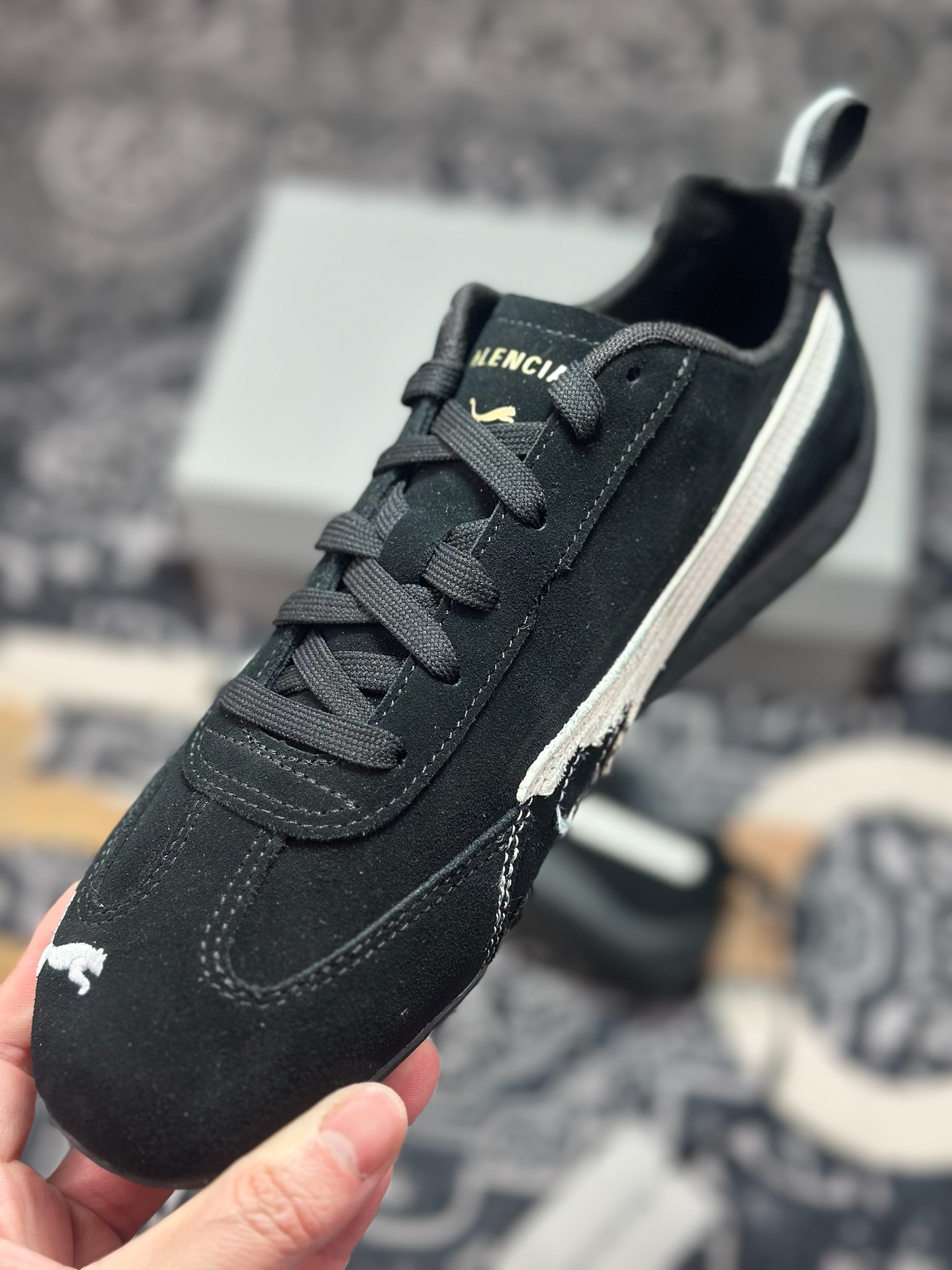原装级别 Balenciaga x Puma 彪马 Speedcat 巴黎世家联名款低帮休闲鞋 406519-02-Top High Quatity Cheap Sneakers Fashion Clothing Clothes Bags handbags Shoes of all Brand wholesale With The best Quality And Beautiful Price from China Factory Chinese suppliers wholesaler seller 原装级别 Balenciaga x Puma 彪马 Speedcat 巴黎世家联名款低帮休闲鞋 406519-02