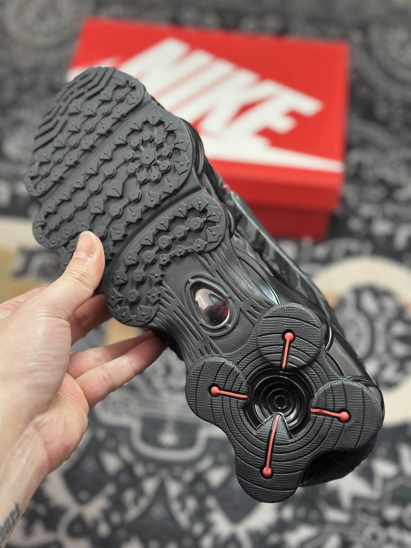 优选 原装级别 NK Shox TL 全掌气柱缓震休闲运动跑步鞋 AR3566-002