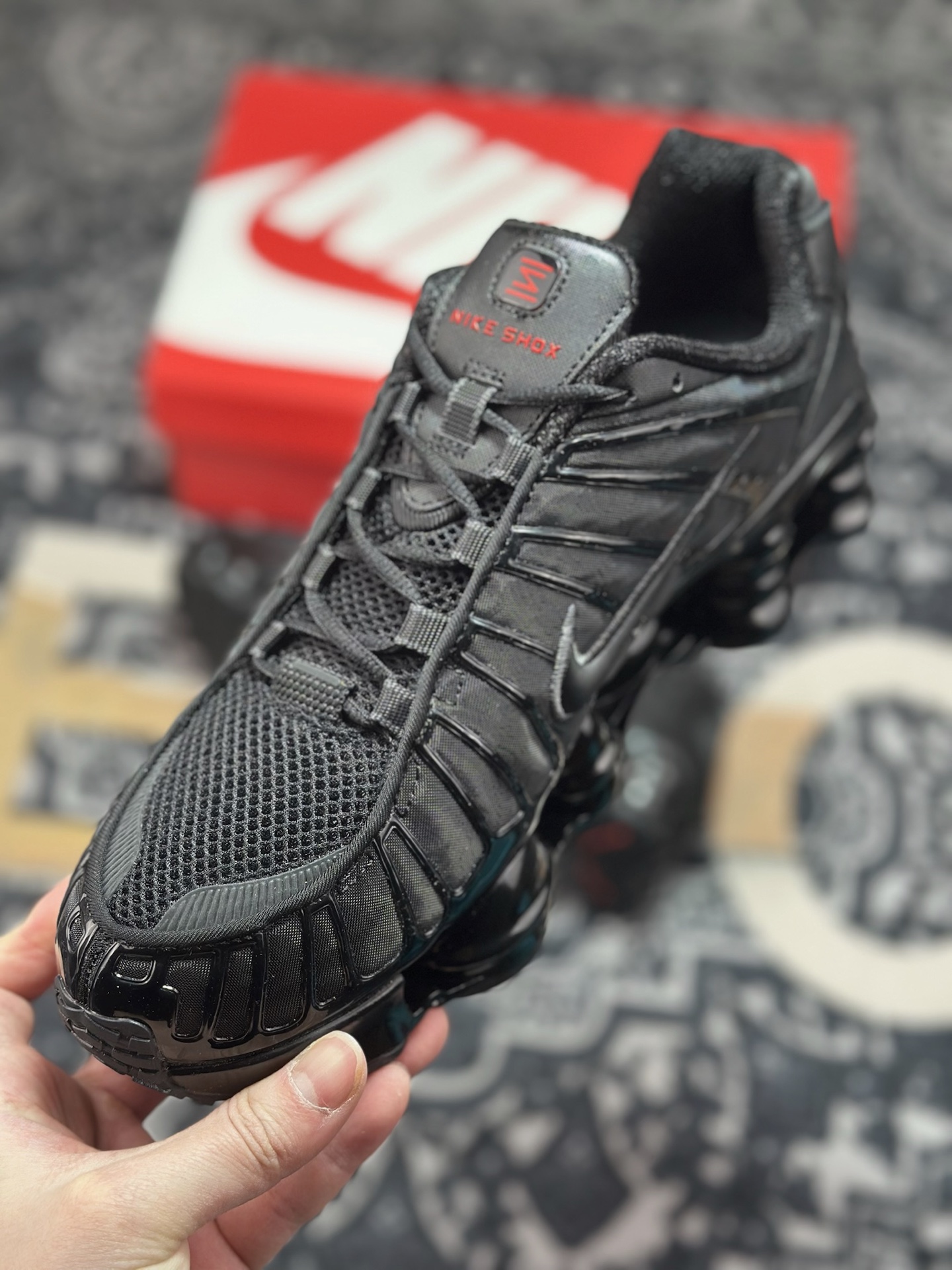 优选 原装级别 NK Shox TL 全掌气柱缓震休闲运动跑步鞋 AR3566-002