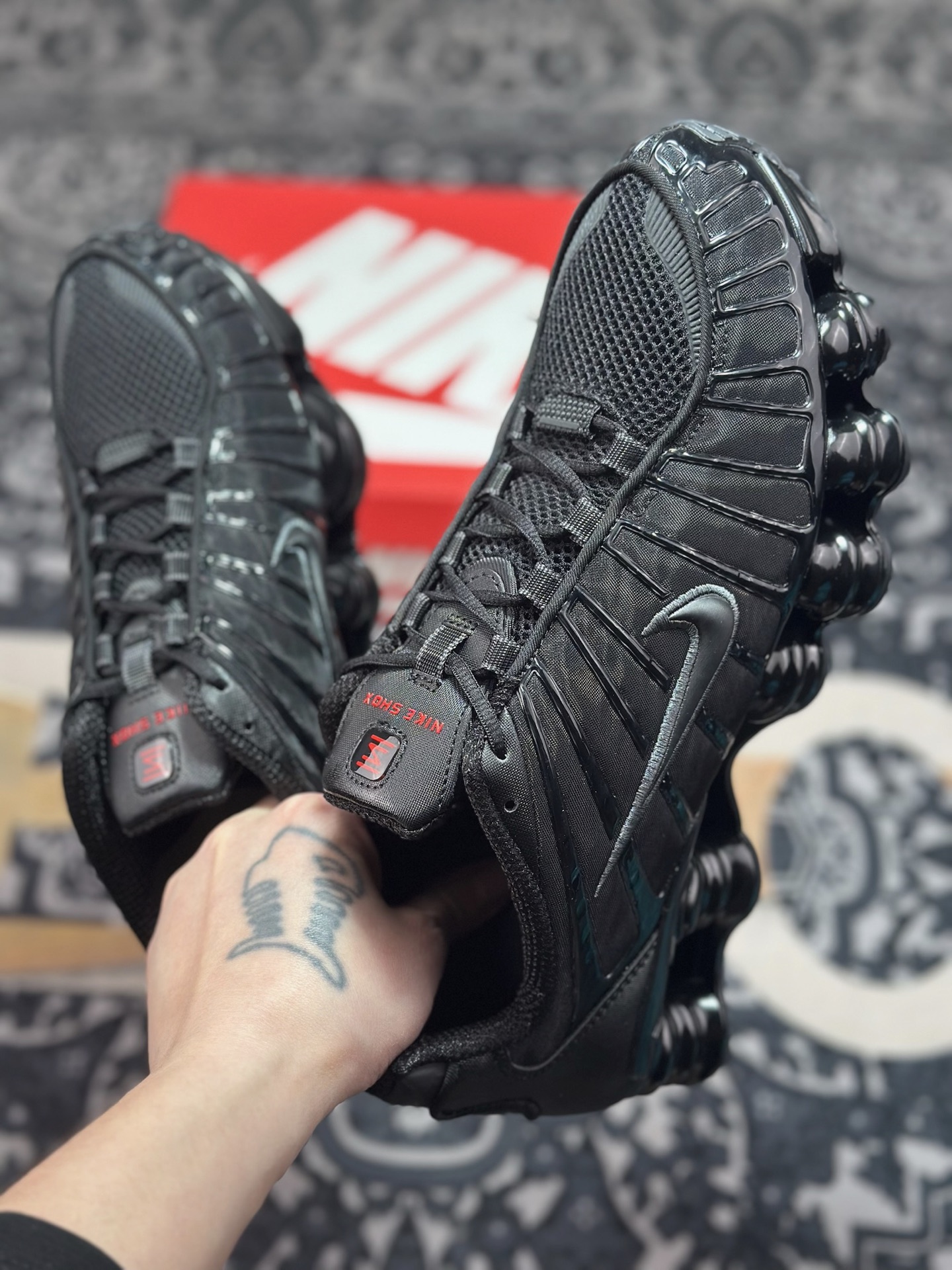 优选 原装级别 NK Shox TL 全掌气柱缓震休闲运动跑步鞋 AR3566-002