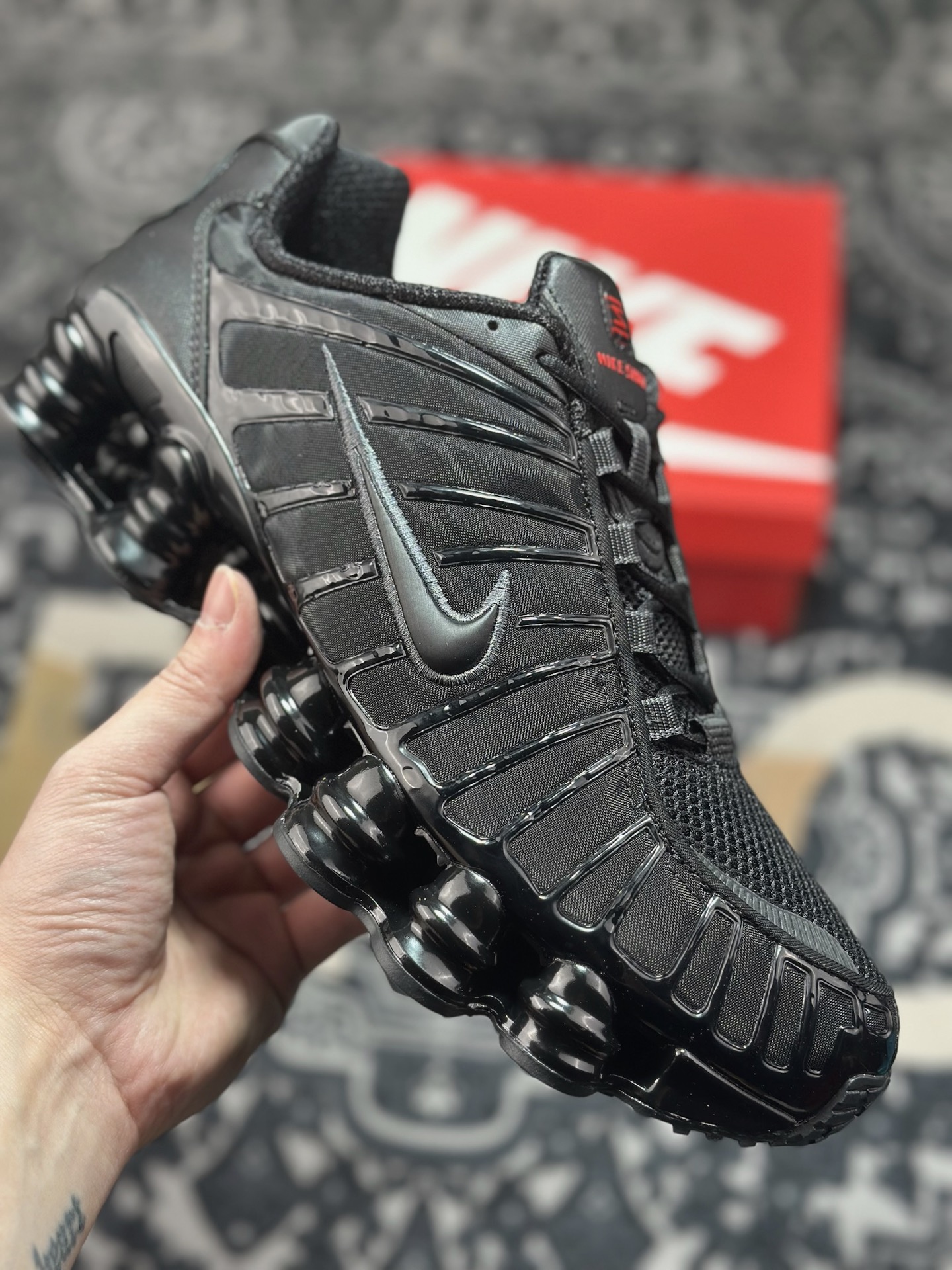 优选 原装级别 NK Shox TL 全掌气柱缓震休闲运动跑步鞋 AR3566-002