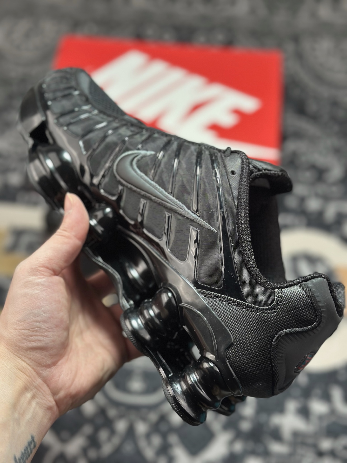 优选 原装级别 NK Shox TL 全掌气柱缓震休闲运动跑步鞋 AR3566-002
