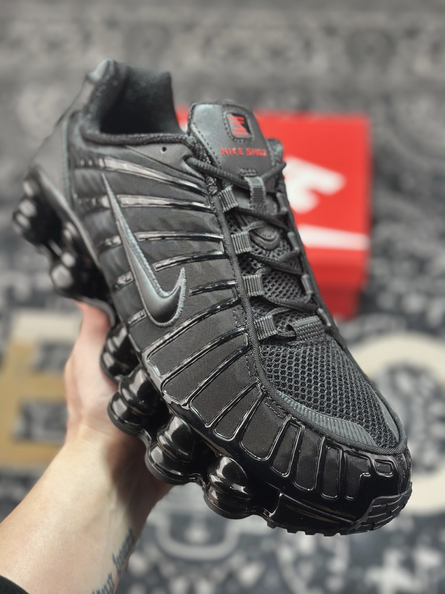 优选 原装级别 NK Shox TL 全掌气柱缓震休闲运动跑步鞋 AR3566-002