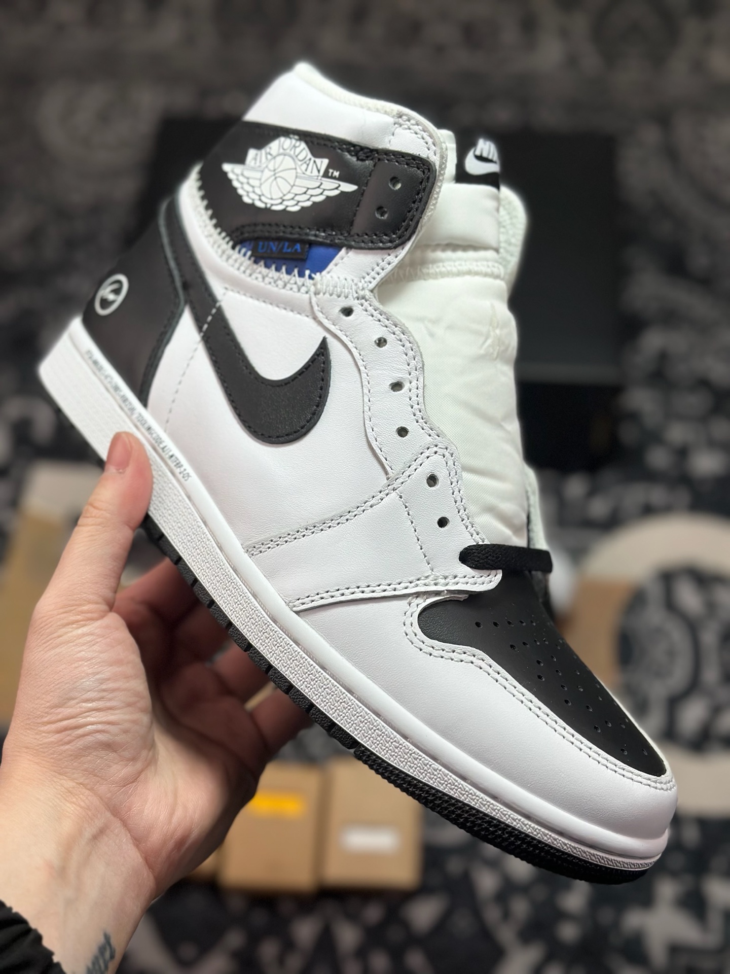 0 优选 原装级别 Union LA x Fragment Design x Air Jordan AJ1 Retro High NRG 藤原浩三方联名四色拼接灰 闪电黑白 II7282-100-Top High Quatity Cheap Sneakers Fashion Clothing Clothes Bags handbags Shoes of all Brand wholesale With The best Quality And Beautiful Price from China Factory Chinese suppliers wholesaler seller 0 优选 原装级别 Union LA x Fragment Design x Air Jordan AJ1 Retro High NRG 藤原浩三方联名四色拼接灰 闪电黑白 II7282-100