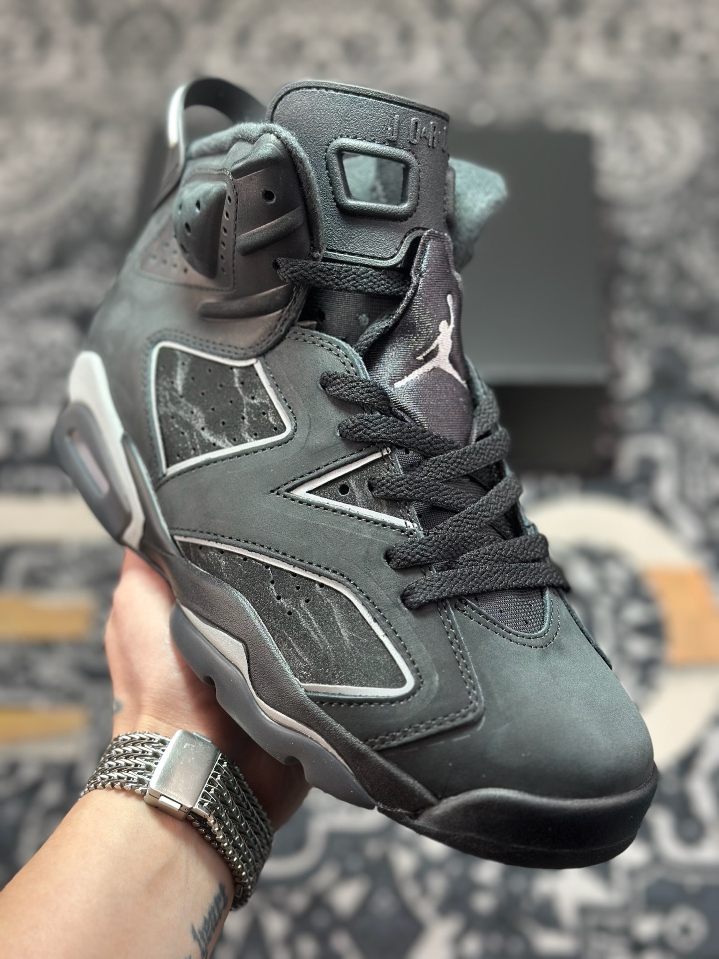 D3480 优选 原装级别 原装毒版本 Air Jordan 6 “Cap & Gown” 酷黑色 IR2266-010