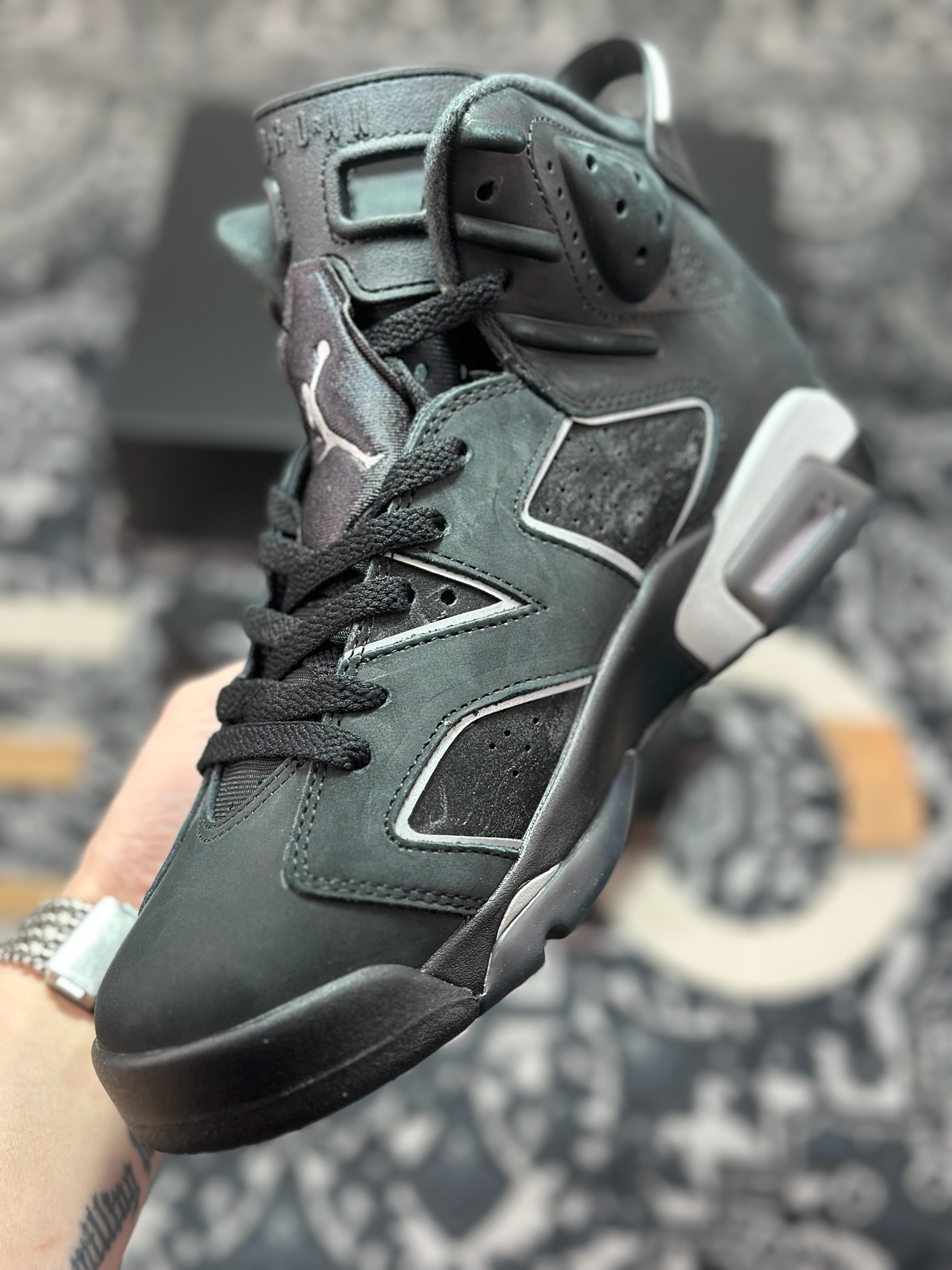 D3480 优选 原装级别 原装毒版本 Air Jordan 6 “Cap & Gown” 酷黑色 IR2266-010