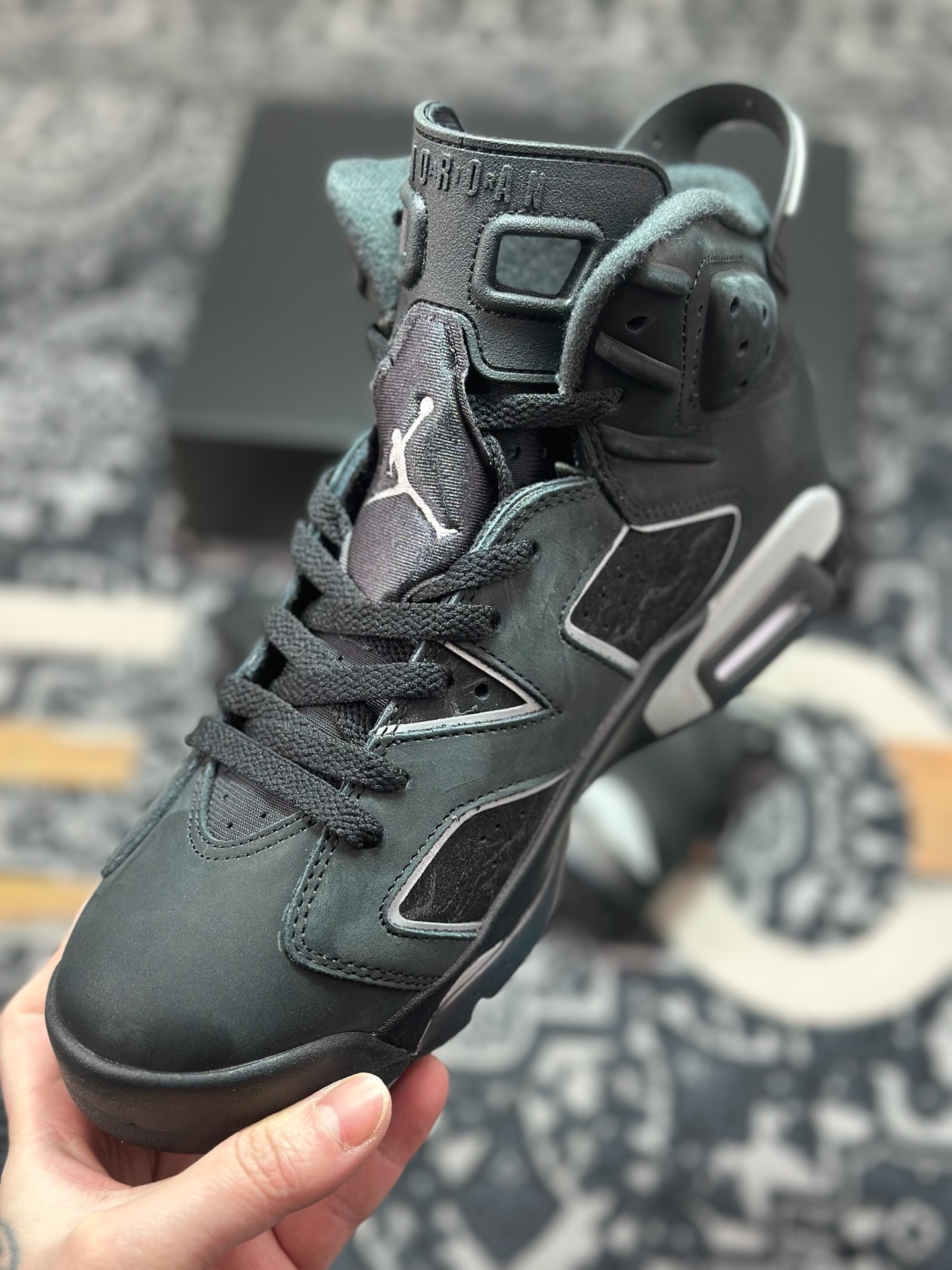 D3480 优选 原装级别 原装毒版本 Air Jordan 6 “Cap & Gown” 酷黑色 IR2266-010