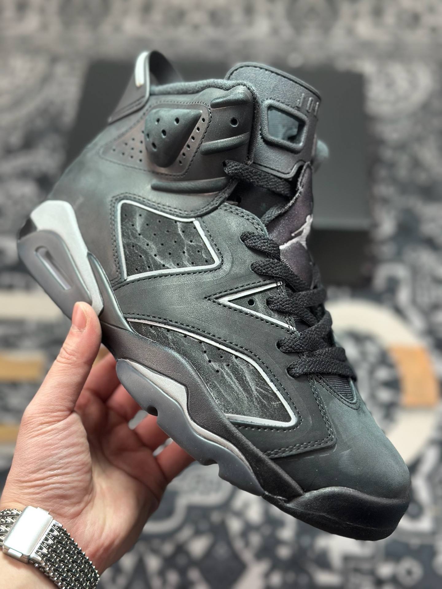 D3480 优选 原装级别 原装毒版本 Air Jordan 6 “Cap & Gown” 酷黑色 IR2266-010
