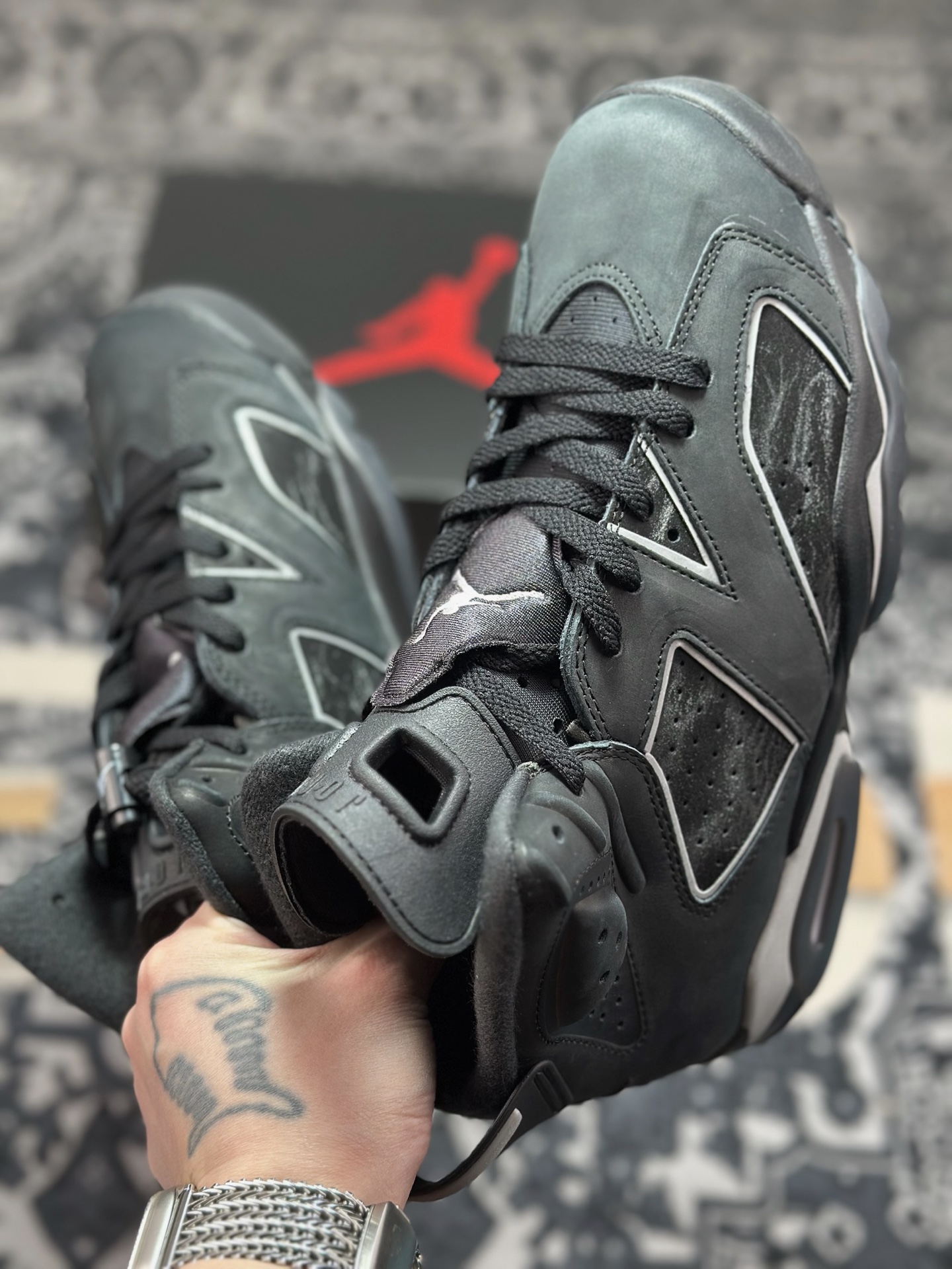 D3480 优选 原装级别 原装毒版本 Air Jordan 6 “Cap & Gown” 酷黑色 IR2266-010