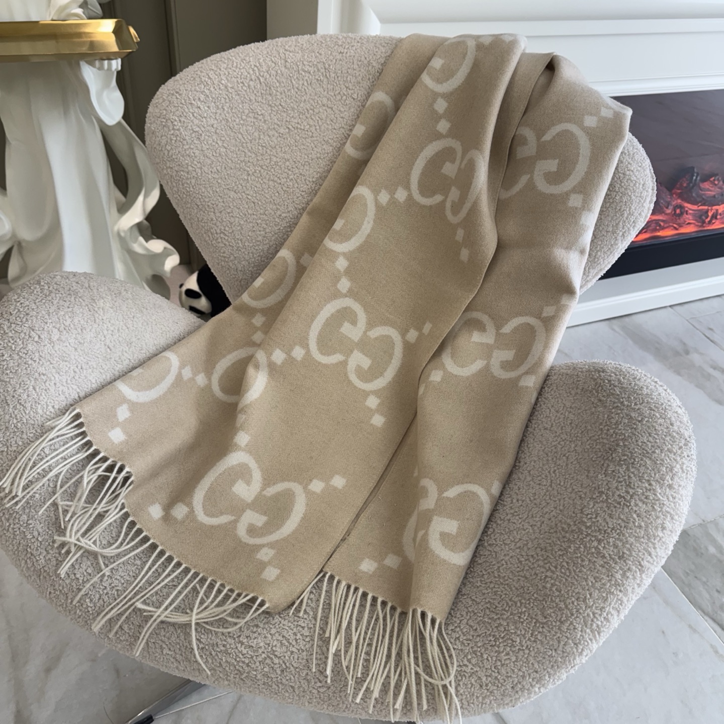 💟金丝版本Gucci金丝奶茶，带金属丝线版本，BlingBling闪闪的，专柜售价7865的好货！就是喜