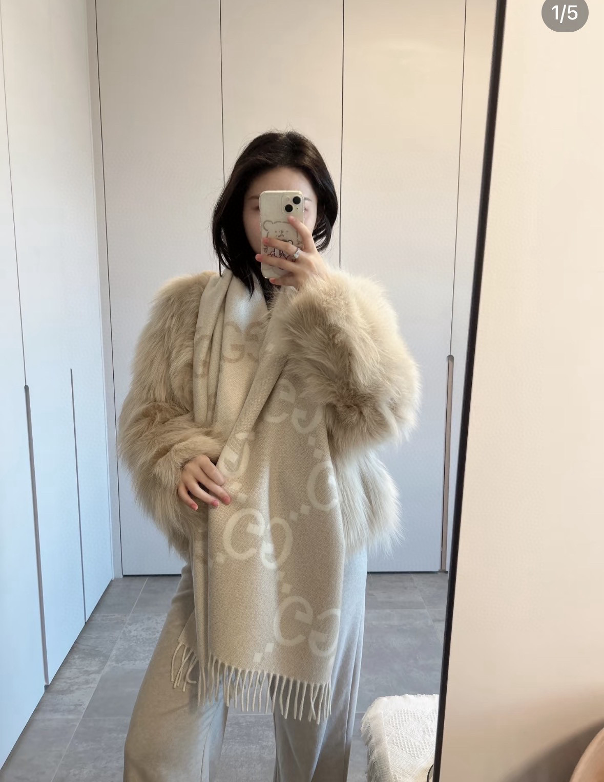 💟金丝版本Gucci金丝奶茶，带金属丝线版本，BlingBling闪闪的，专柜售价7865的好货！就是喜